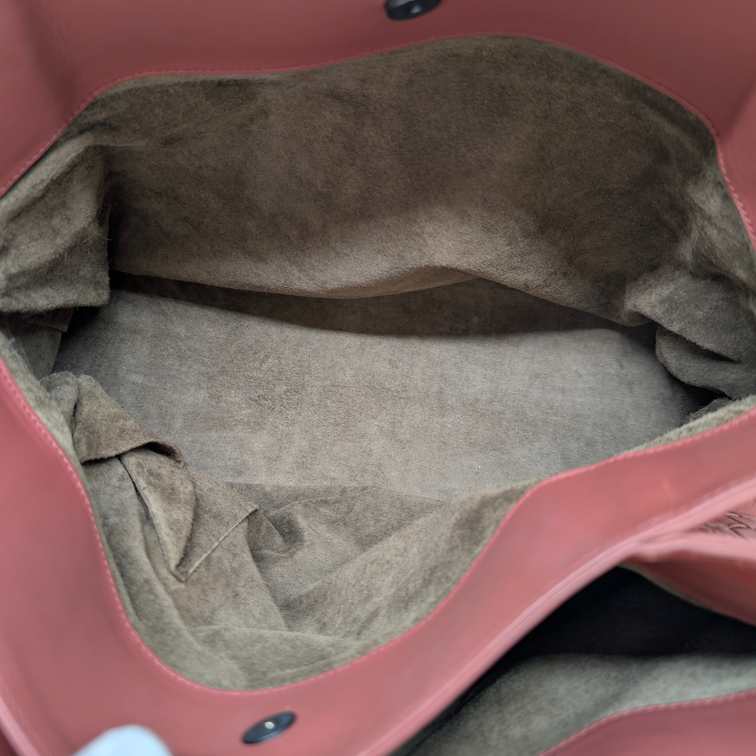 Bottega Veneta Intrecciato Roma Large Bag Pink