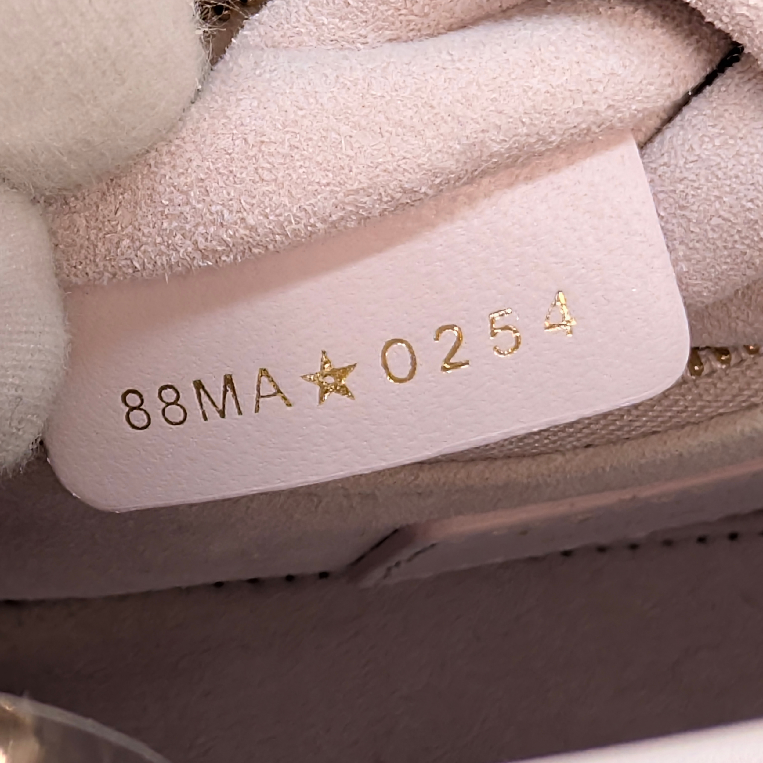 Dior Lady DIor Mini Cannage Powder Pink Bag