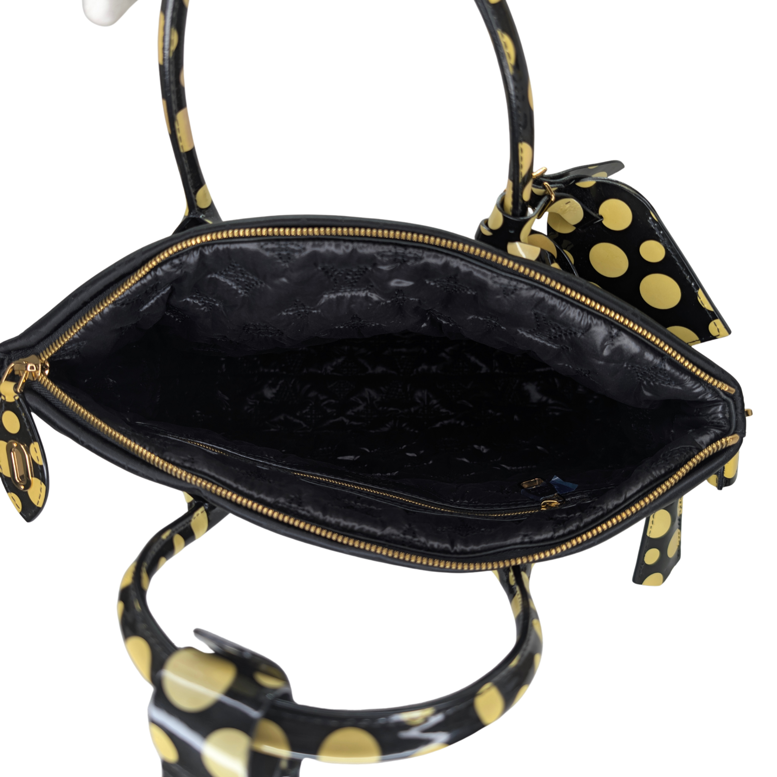 Louis Vuitton X Yayoi Kusama Monogram Nylon Infinity Dots Lockit Bag MM