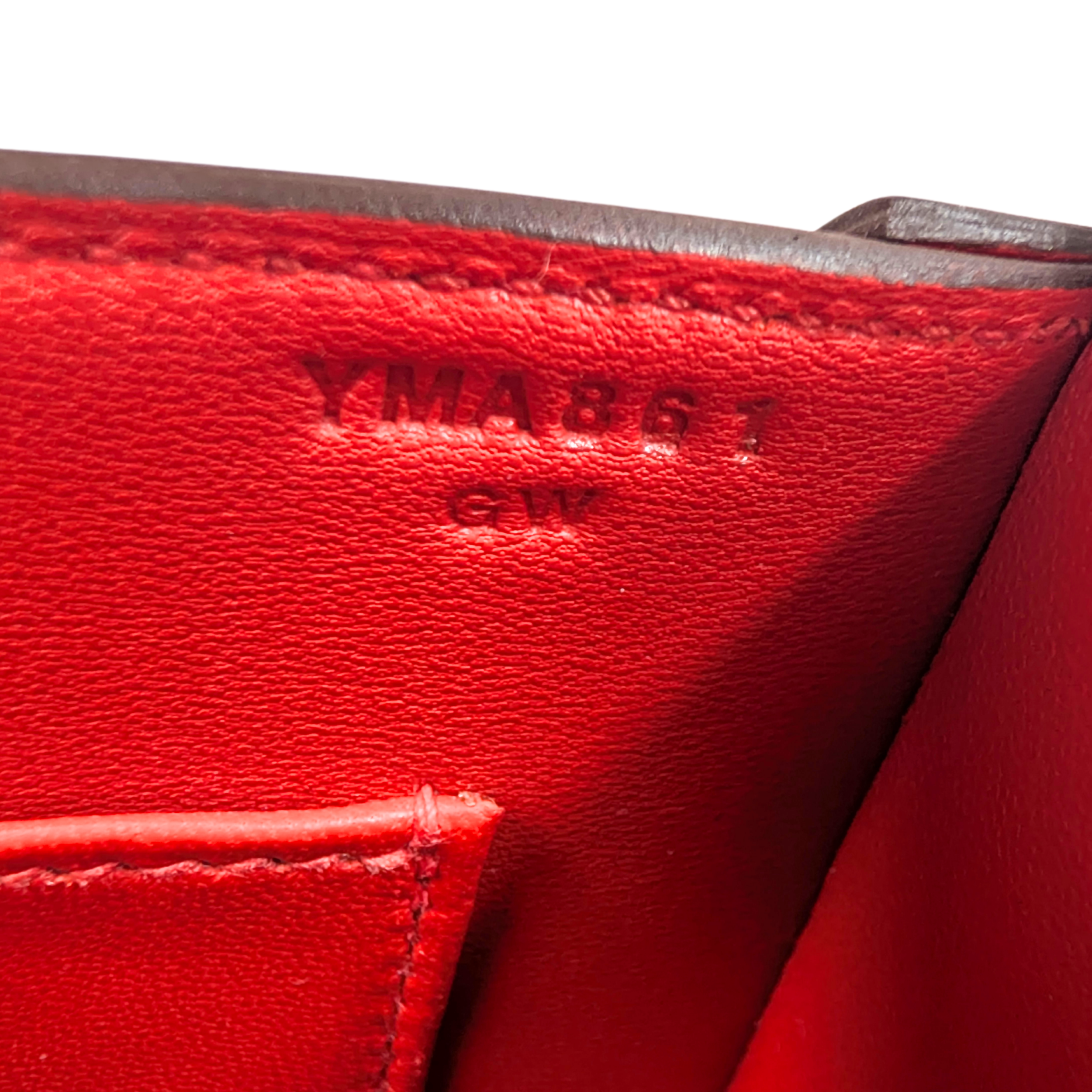 Hermes Mini Verrou Chainr Bag Red/Rose Mexico Y Stamp