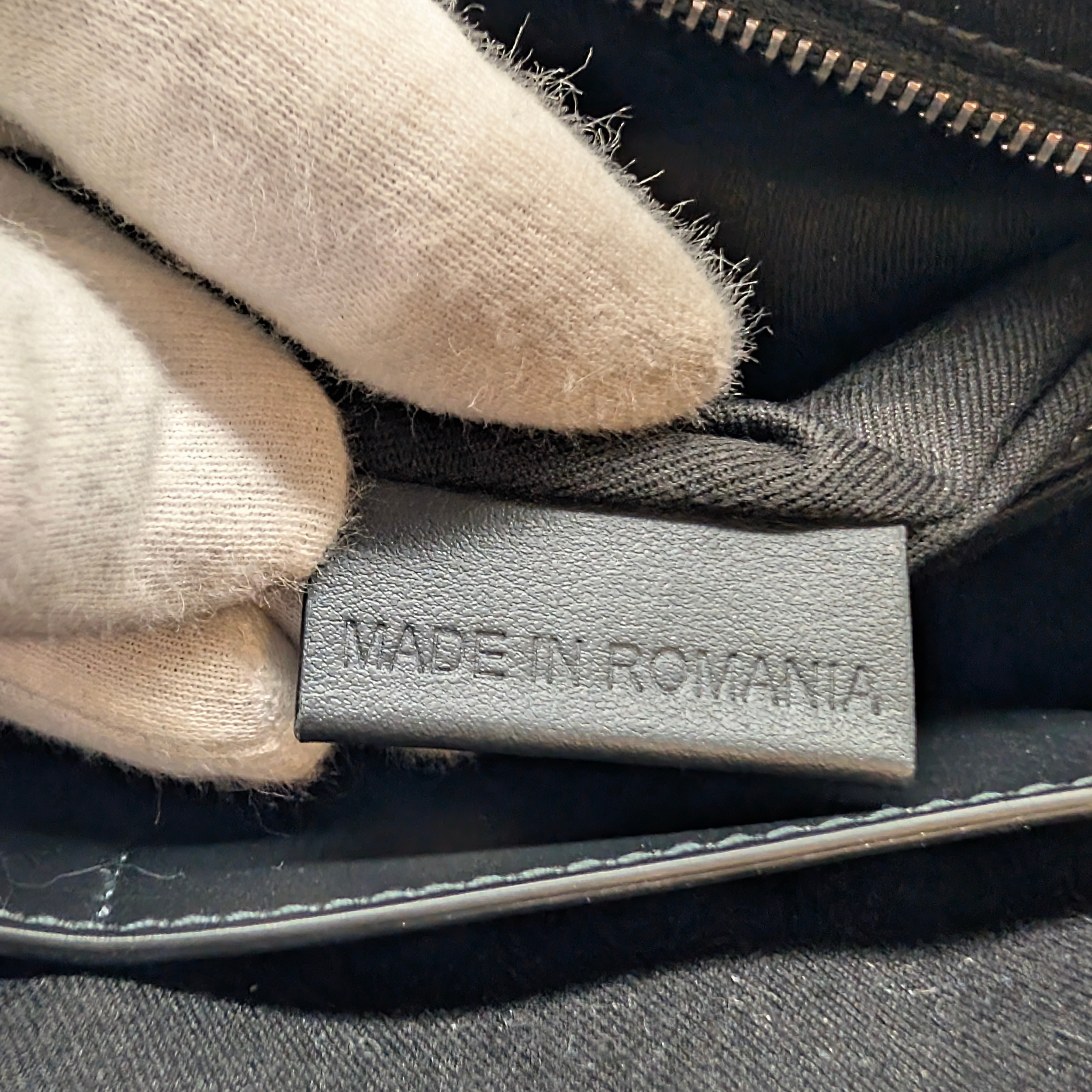 Burberry Slim Vertical Denny Tote Bag In Navy Check Pattern