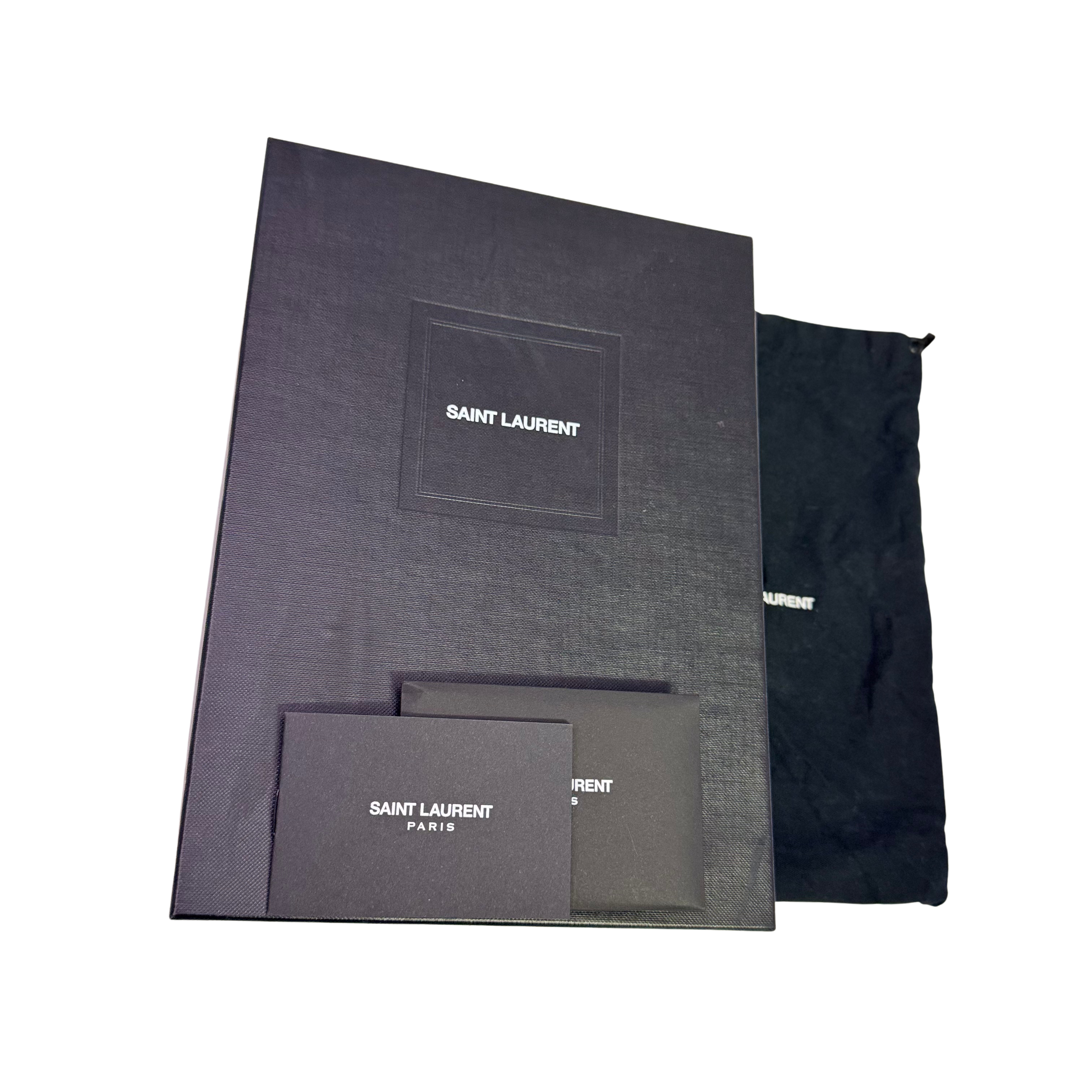 Saint Laurent Kate Shoulder Bag Leather Black