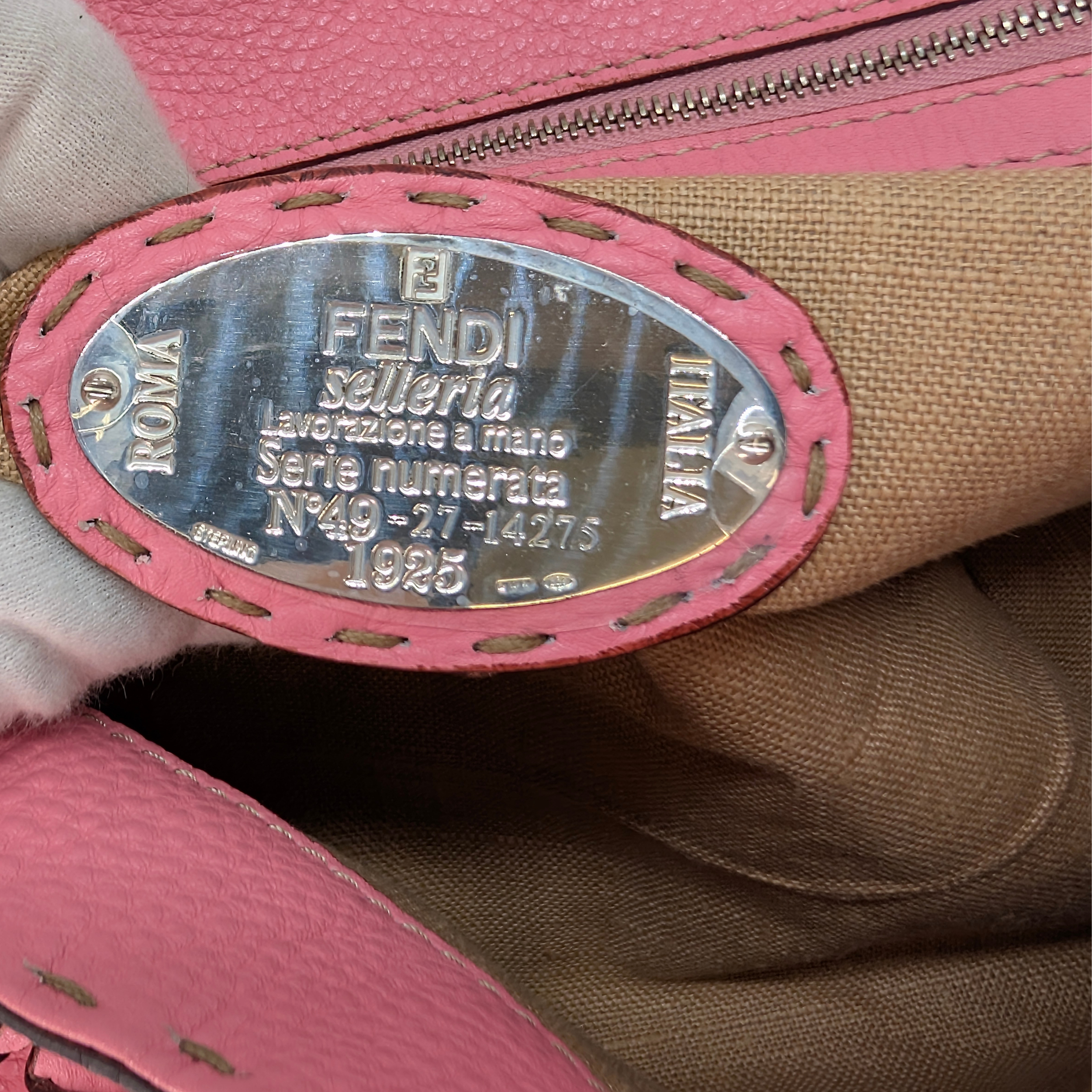 Fendi Selleria Mini Linda Bag Pink