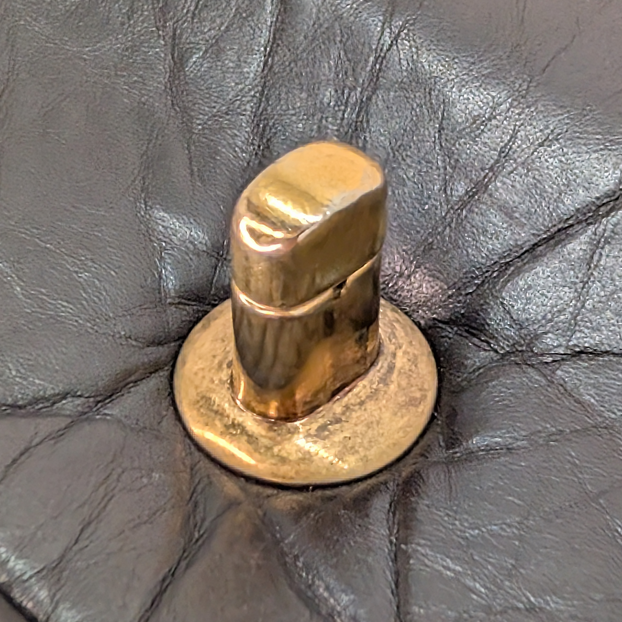 Chanel Pondicherry Flap Medium Handbag Leather Black