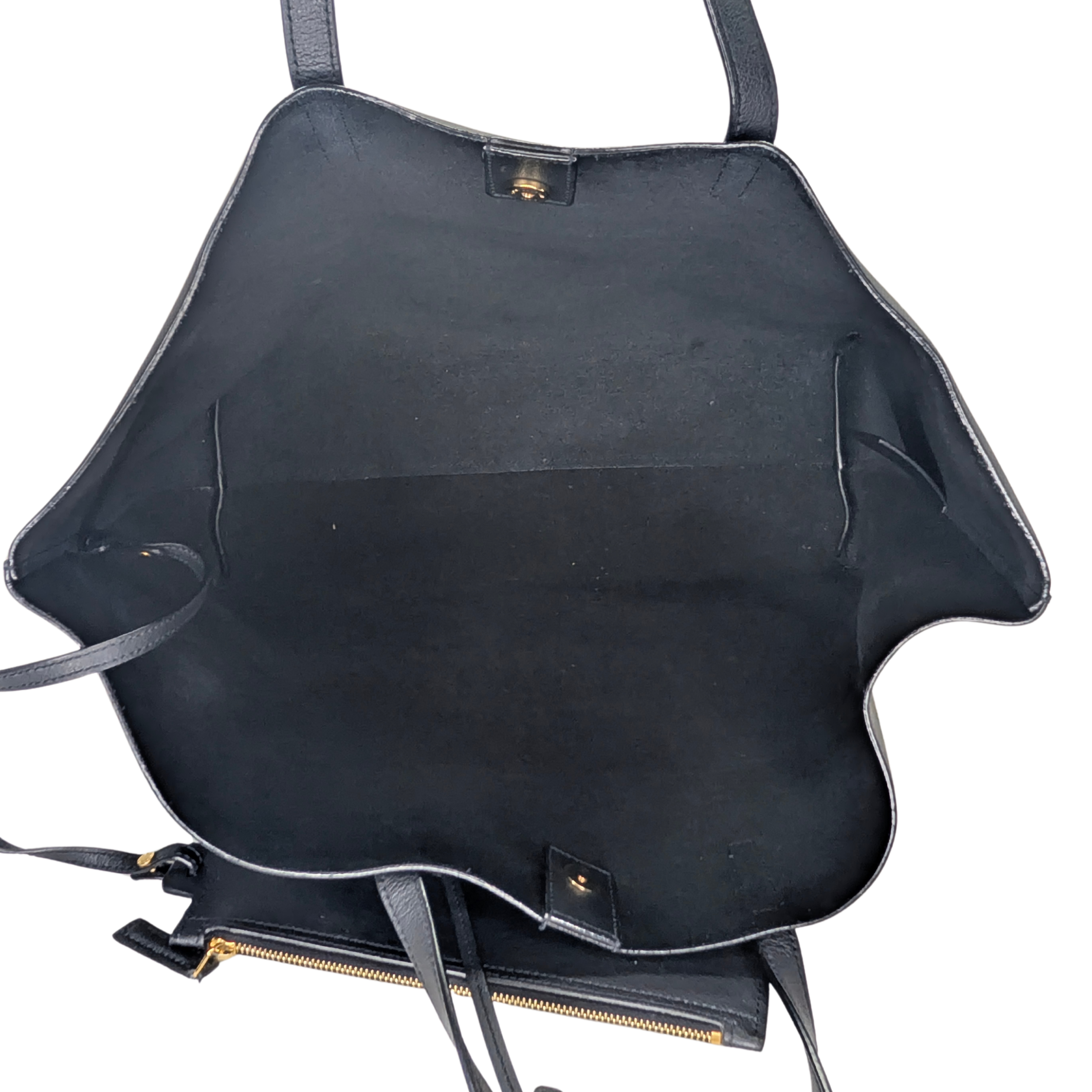 Saint Laurent Shopping Tote Leather Black