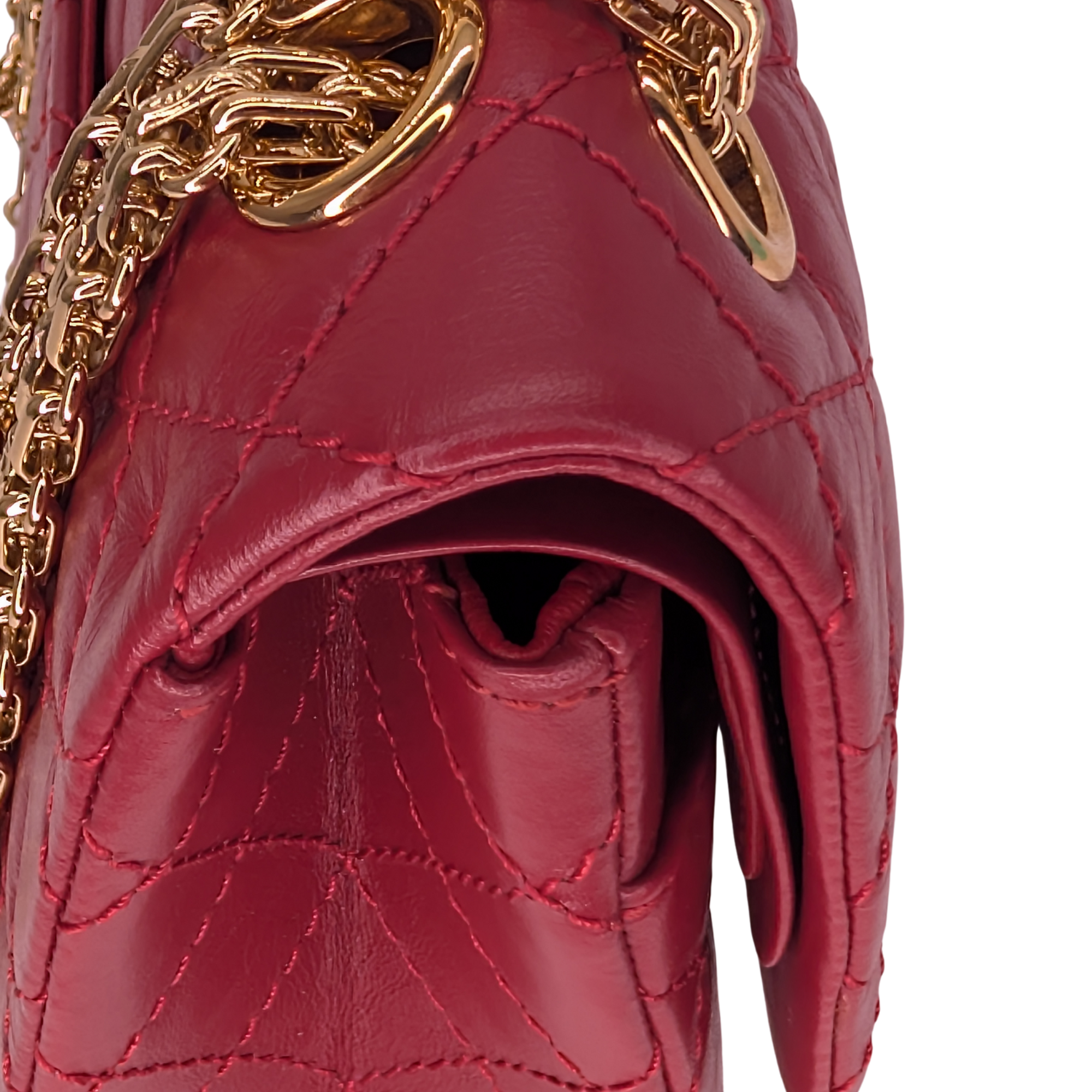 Chanel 2.55 Reissue 28 Series Double Flap Bag Red