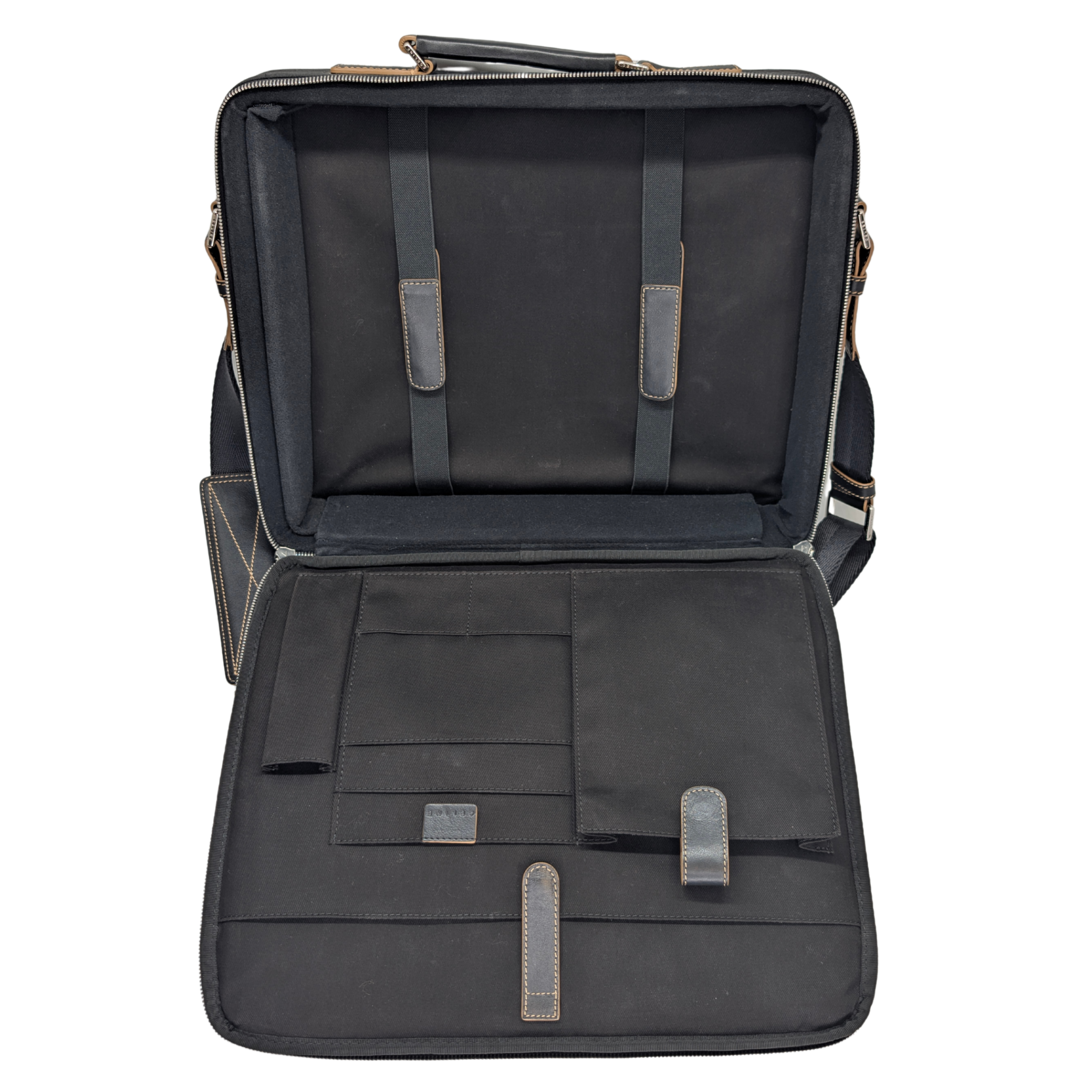 Celine Macadam Canvas & Leather Two-way Briefcase Bag