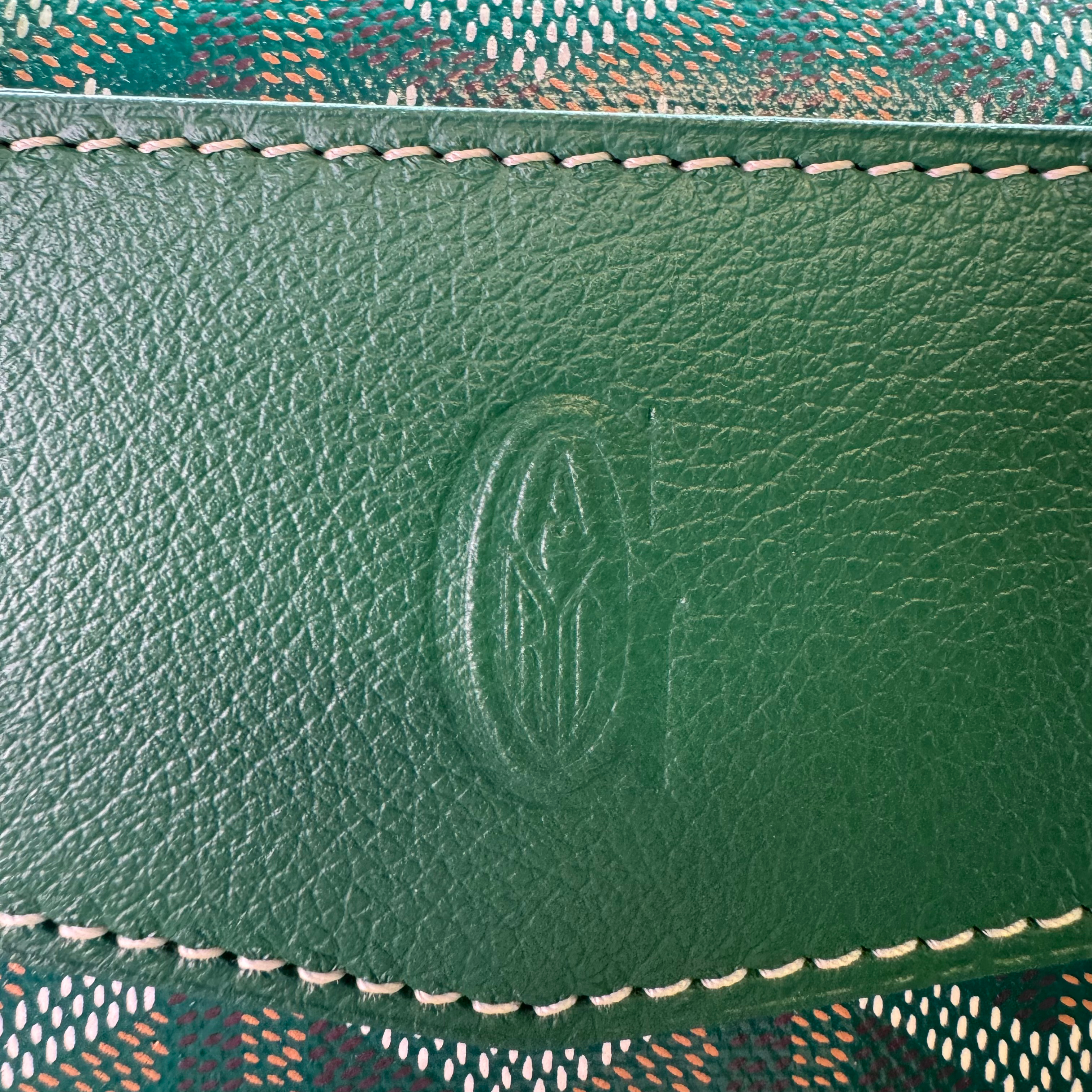 Goyard Cisalpin Backpack Bag Coated Canvas Green