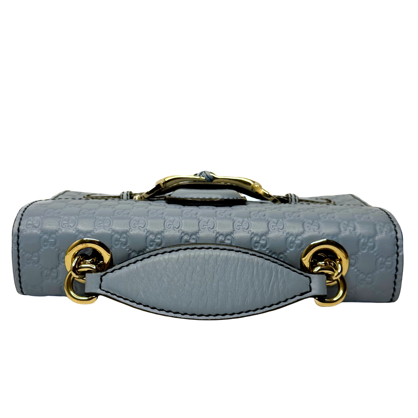 Gucci Microguccissima Mini Emily Chain Shoulder Bag – Light Blue