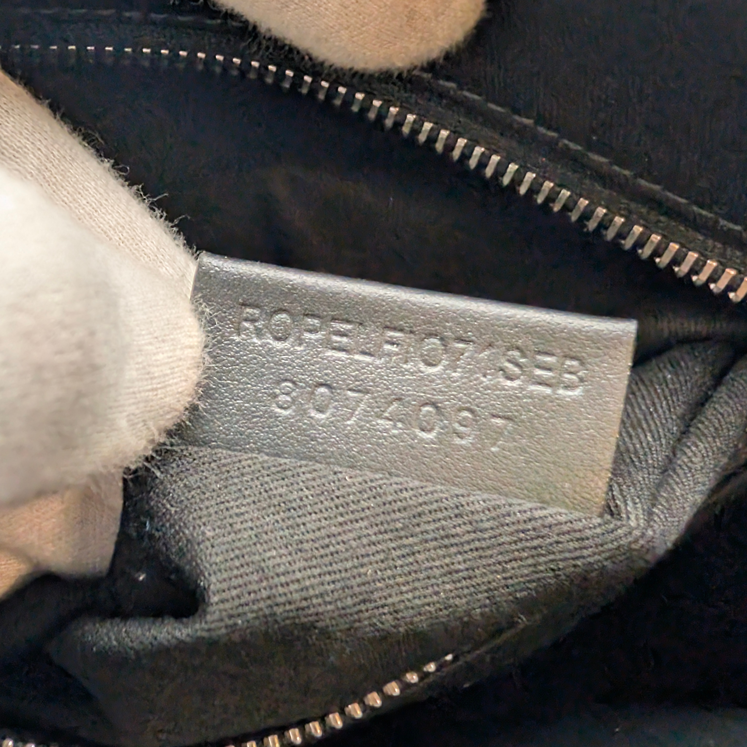 Burberry Slim Vertical Denny Tote Bag In Navy Check Pattern