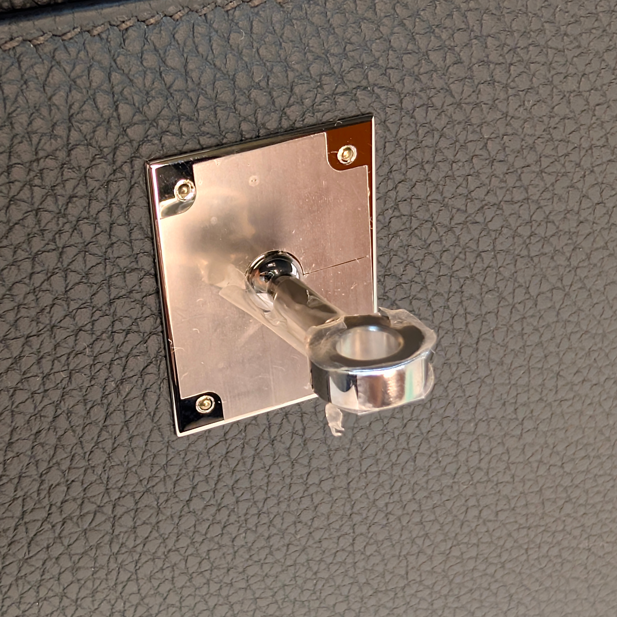 Hermès Kelly Dépêches 36 Briefcase Bag Bleu Orage Togo SHW Z Stamp