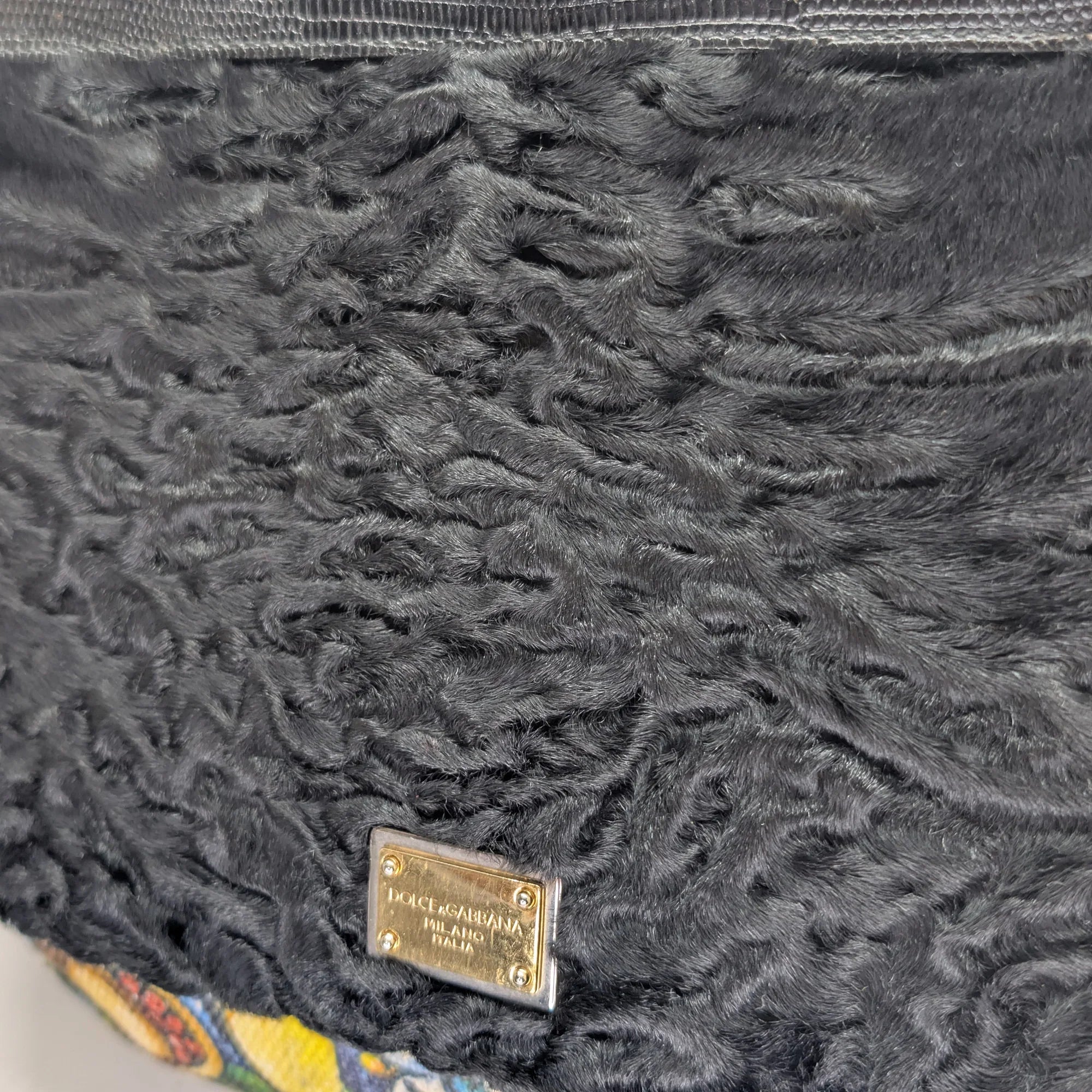 Dolce & Gabbana Sicily Handbag Floral/Black - Lost Designer