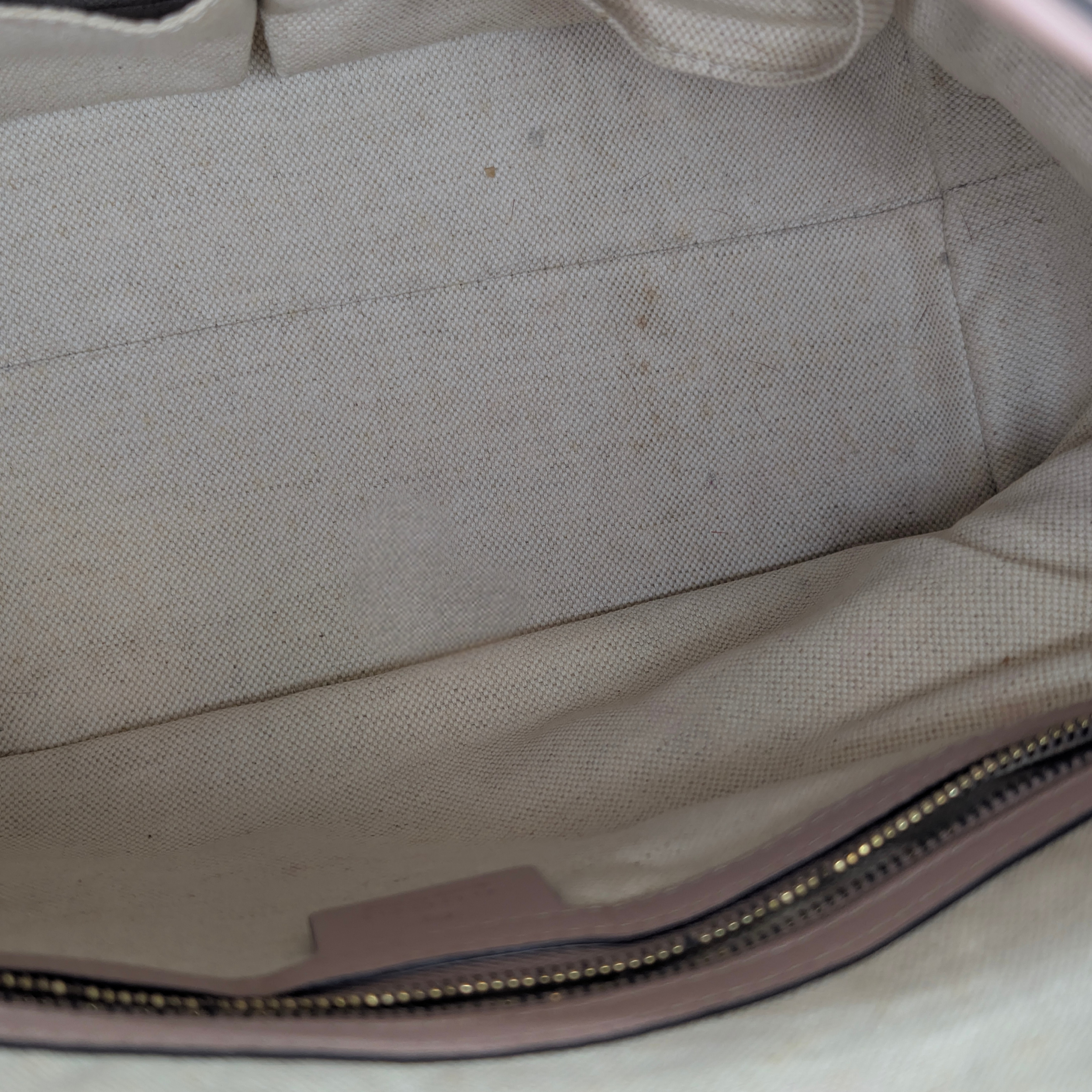Gucci Guccissima Medium Bree Foldover Tote Soft Pink