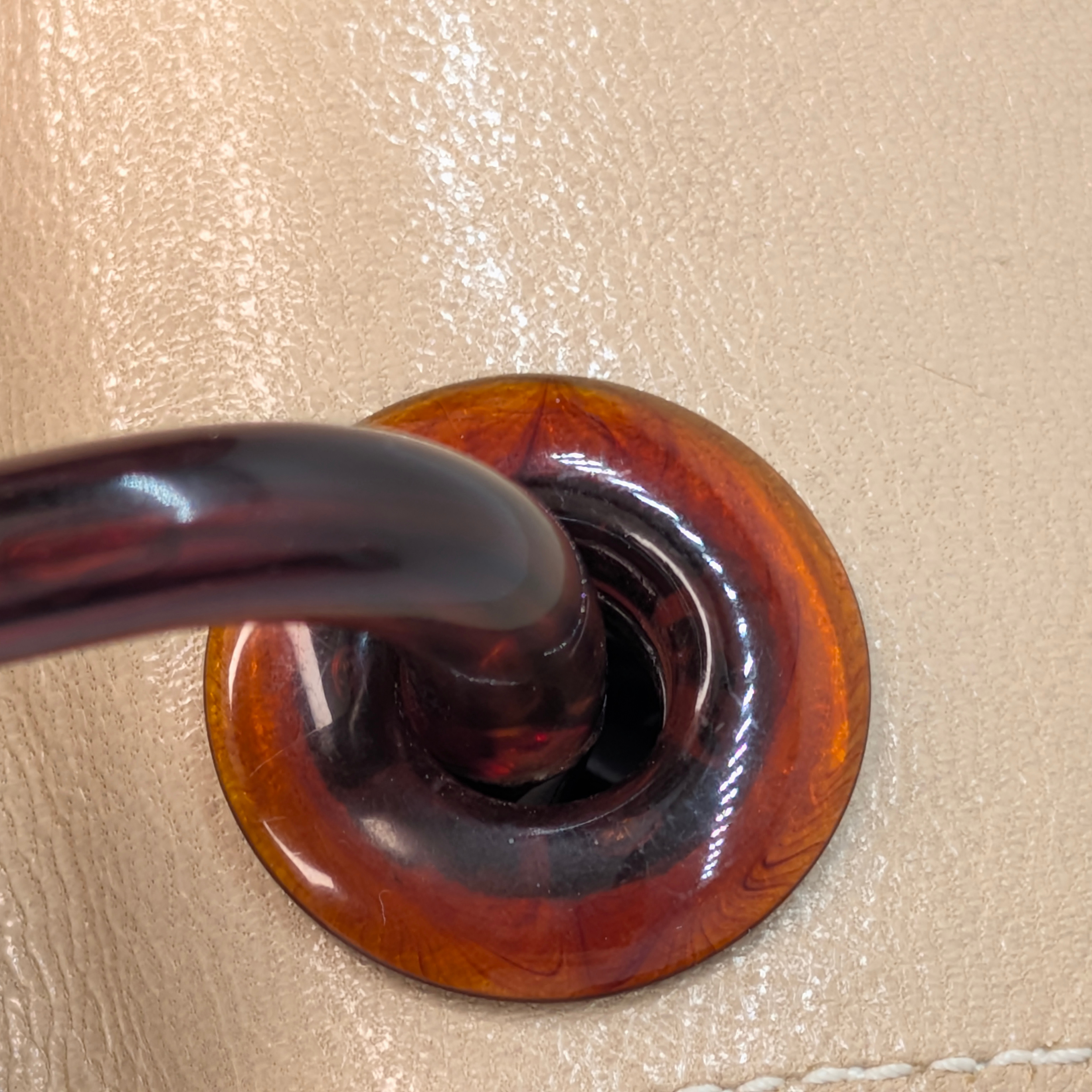 Prada Vintage Calfhair Shoulder Bag White