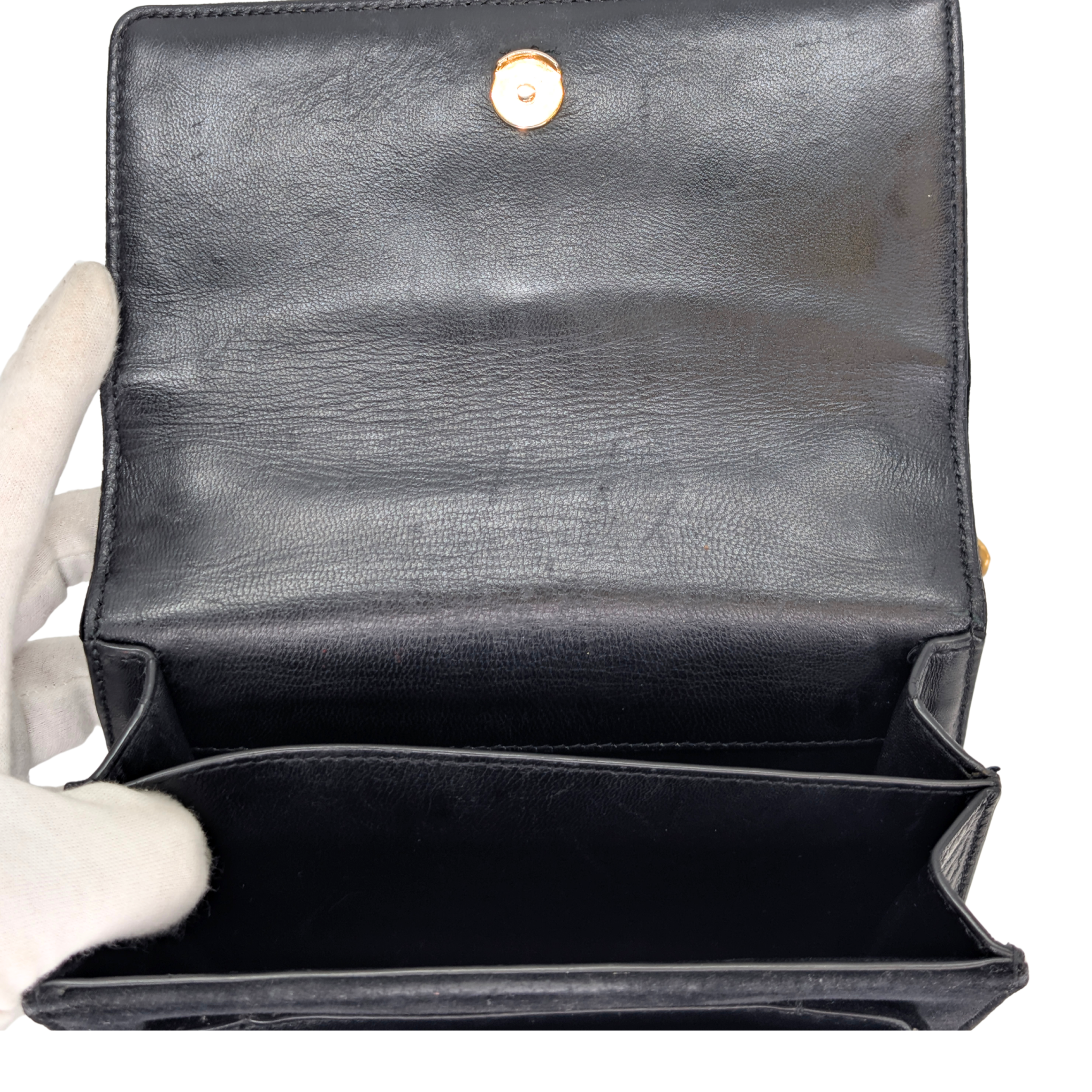 Yves Saint Laurent Sunset Velvet Small Bag Black