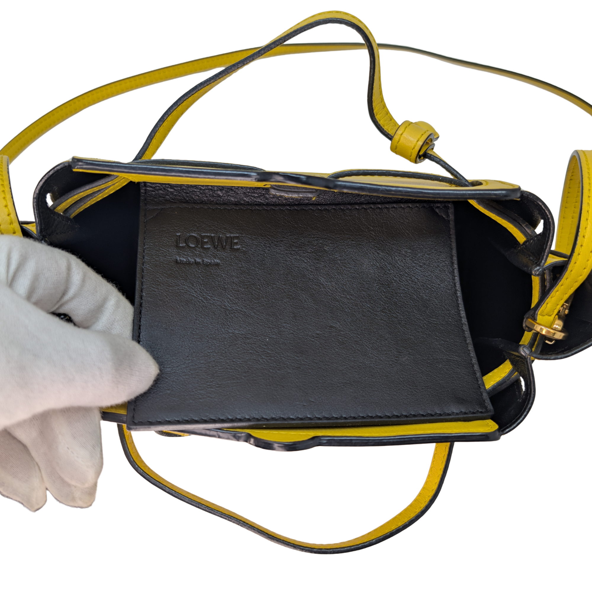 Loewe Mini Lazo Bag Yellow