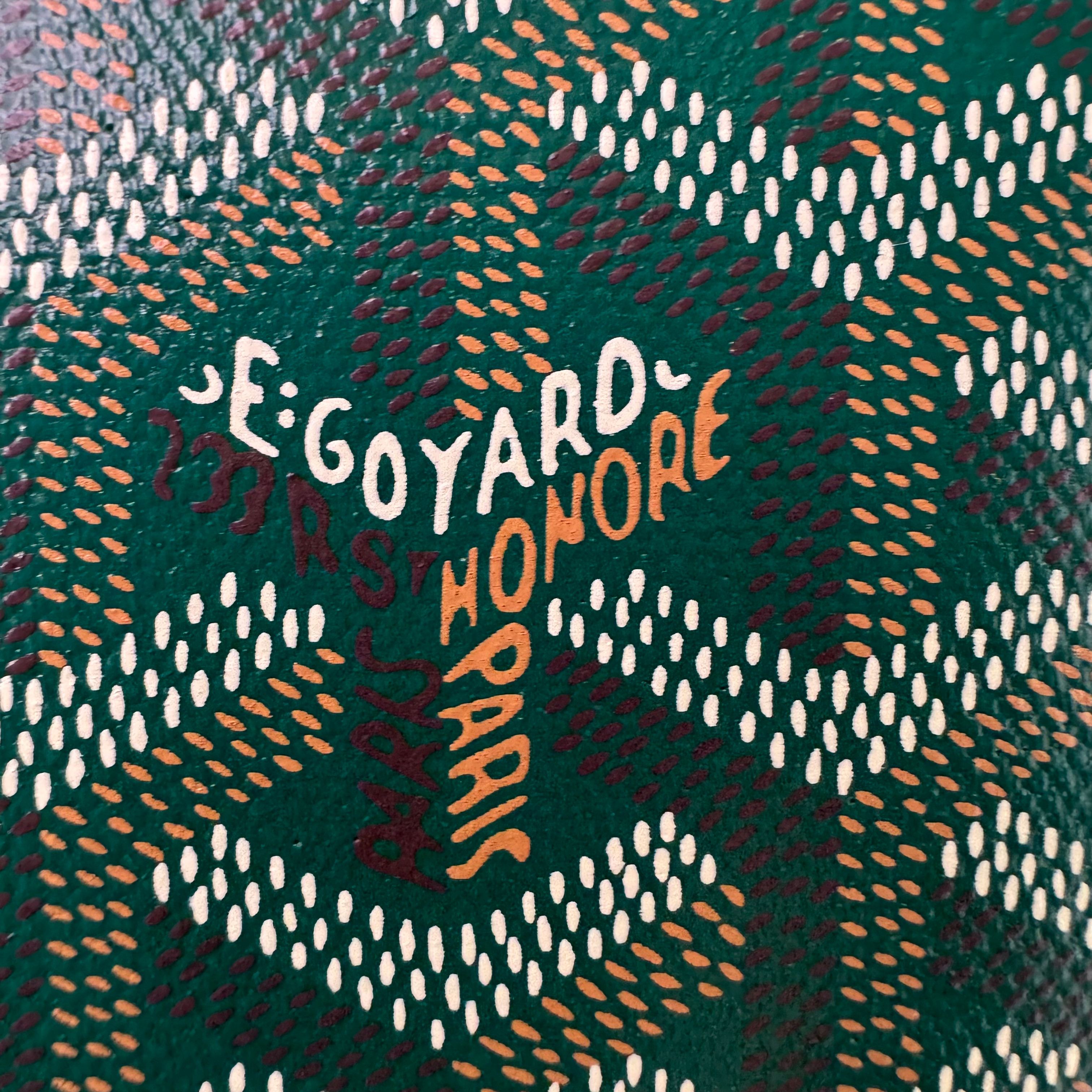 Goyard Cisalpin Backpack Bag Coated Canvas Green
