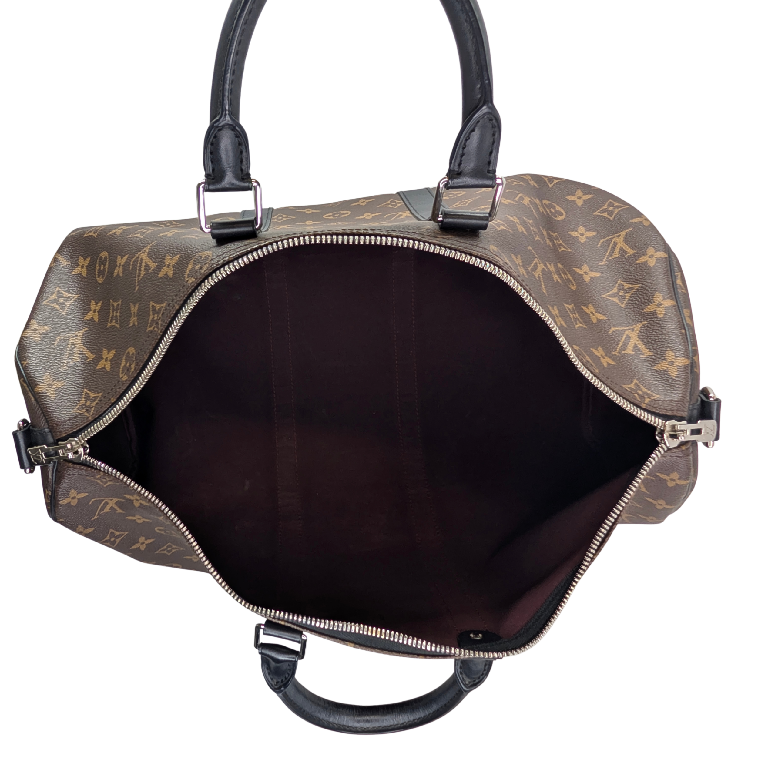 Louis Vuitton Keepall Bandoulière 45 Monogram Macassar Canvas