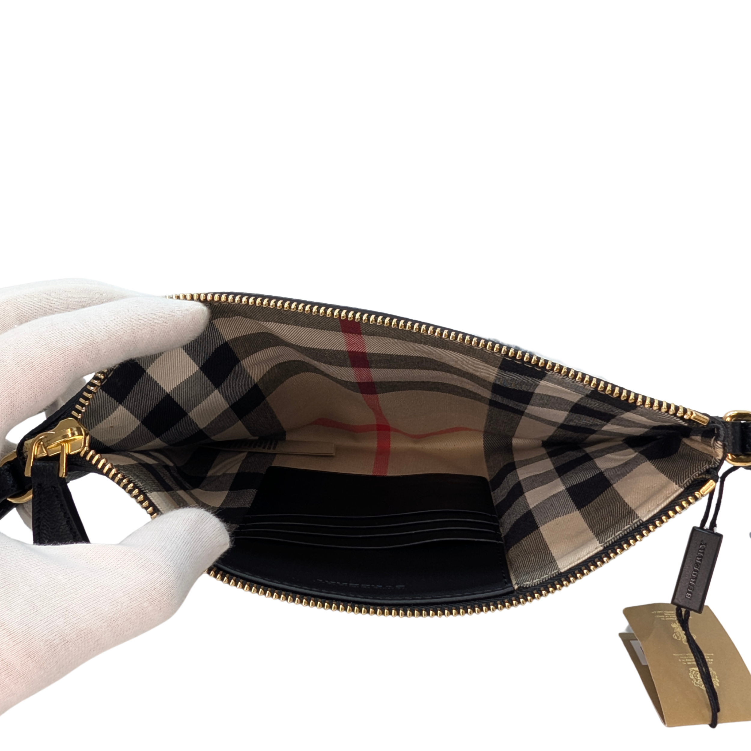 Burberry Peyton Small Crossbody Bag Black