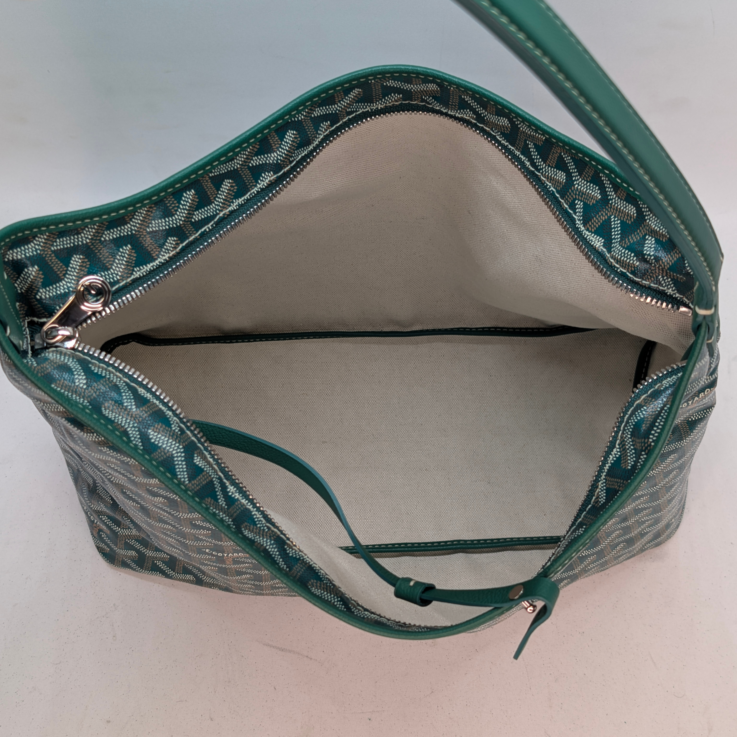 Goyard Boheme Hobo PM Goyardine Bag Green