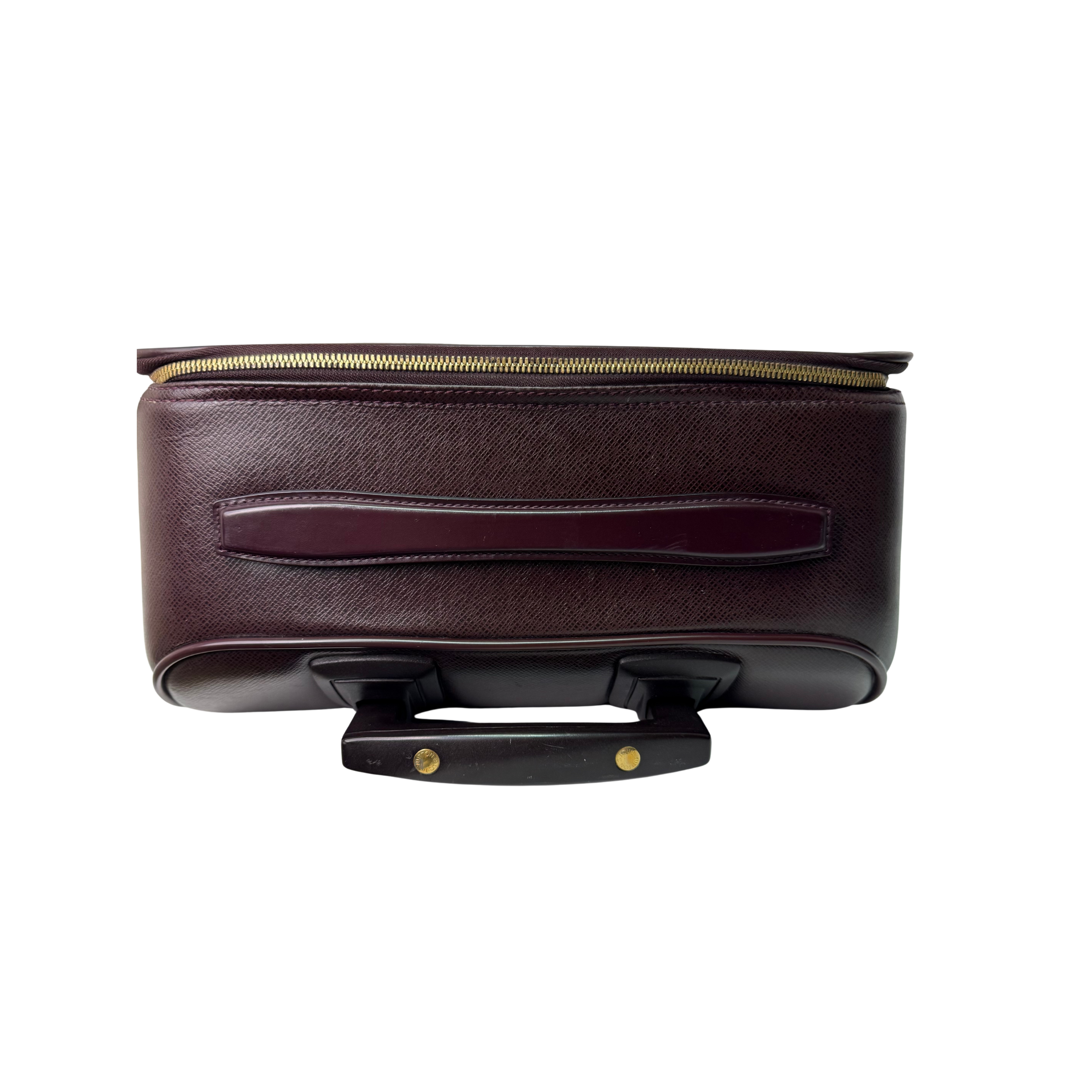 Louis Vuitton Pegase 45 Luggage Bag Leather Burgundy
