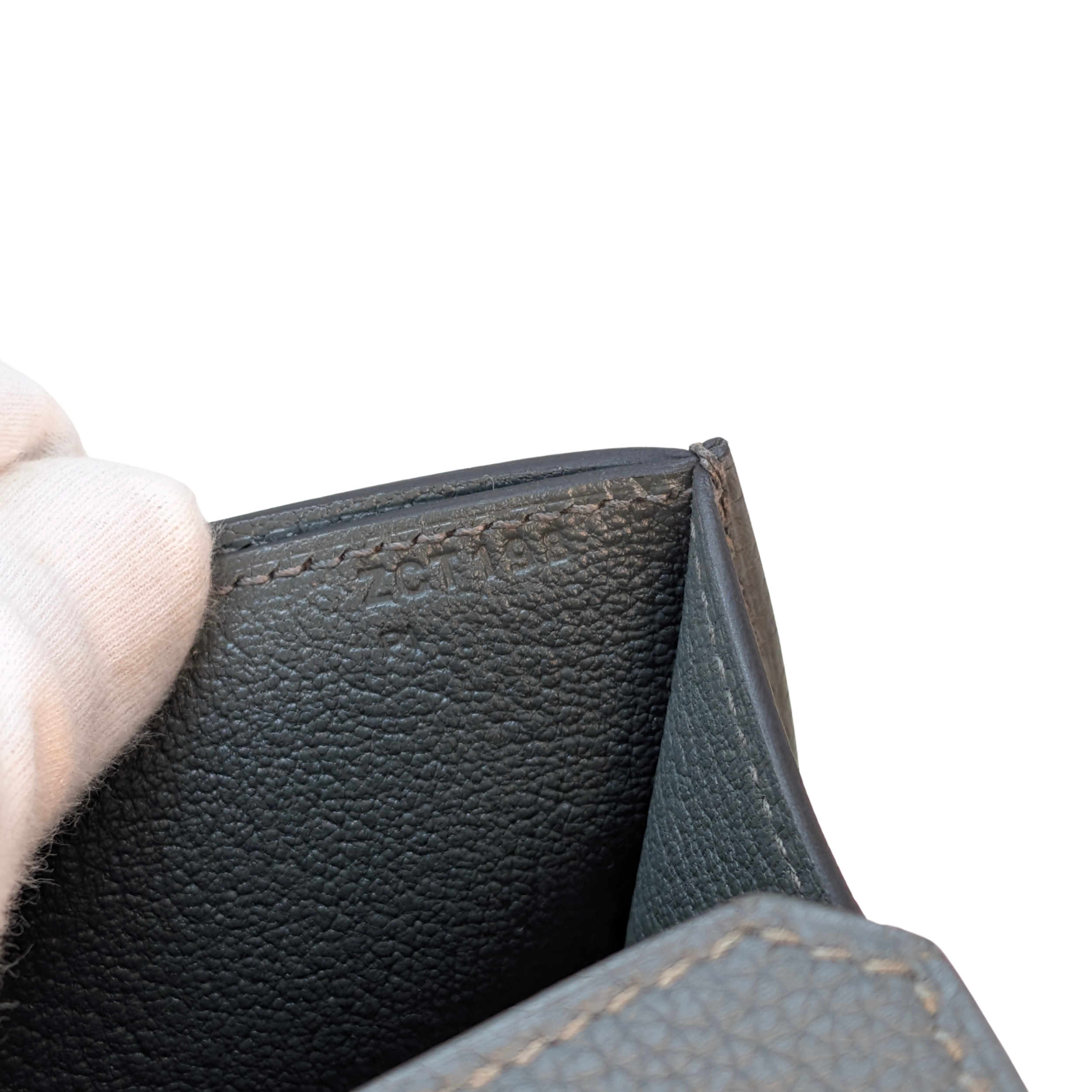 Hermès Kelly Dépêches 36 Briefcase Bag Bleu Orage Togo SHW Z Stamp