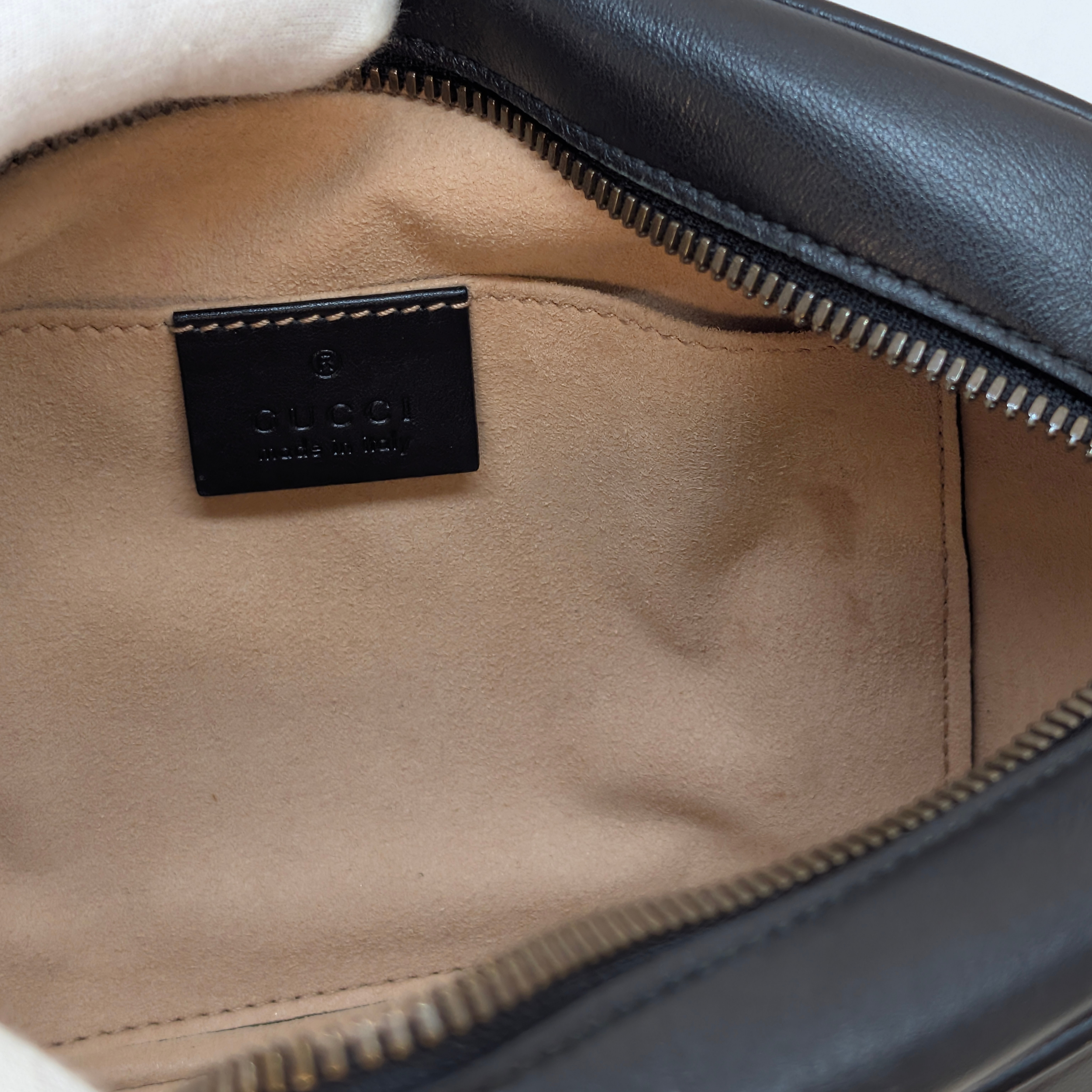 Gucci GG Marmont Small Camera Shoulder Bag Black