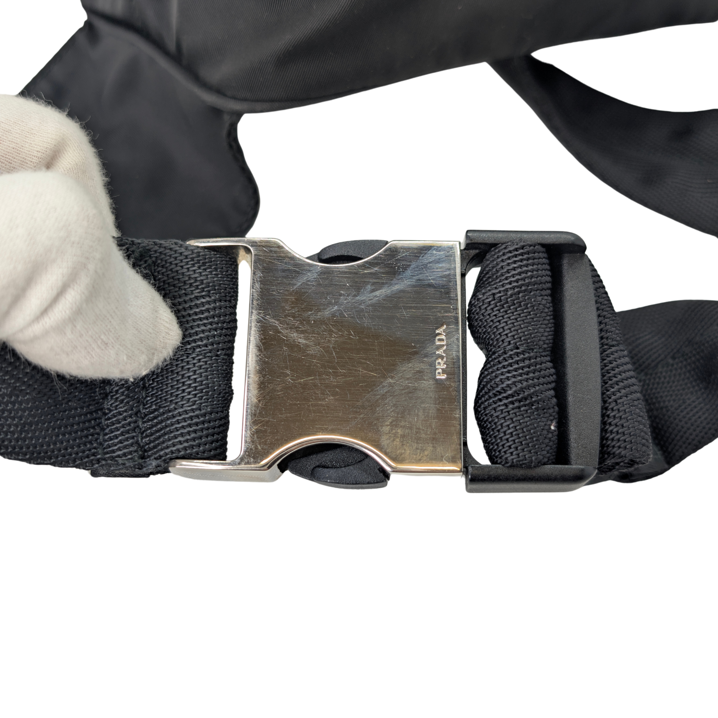 Prada Re-Nylon Belt Bum Bag Black