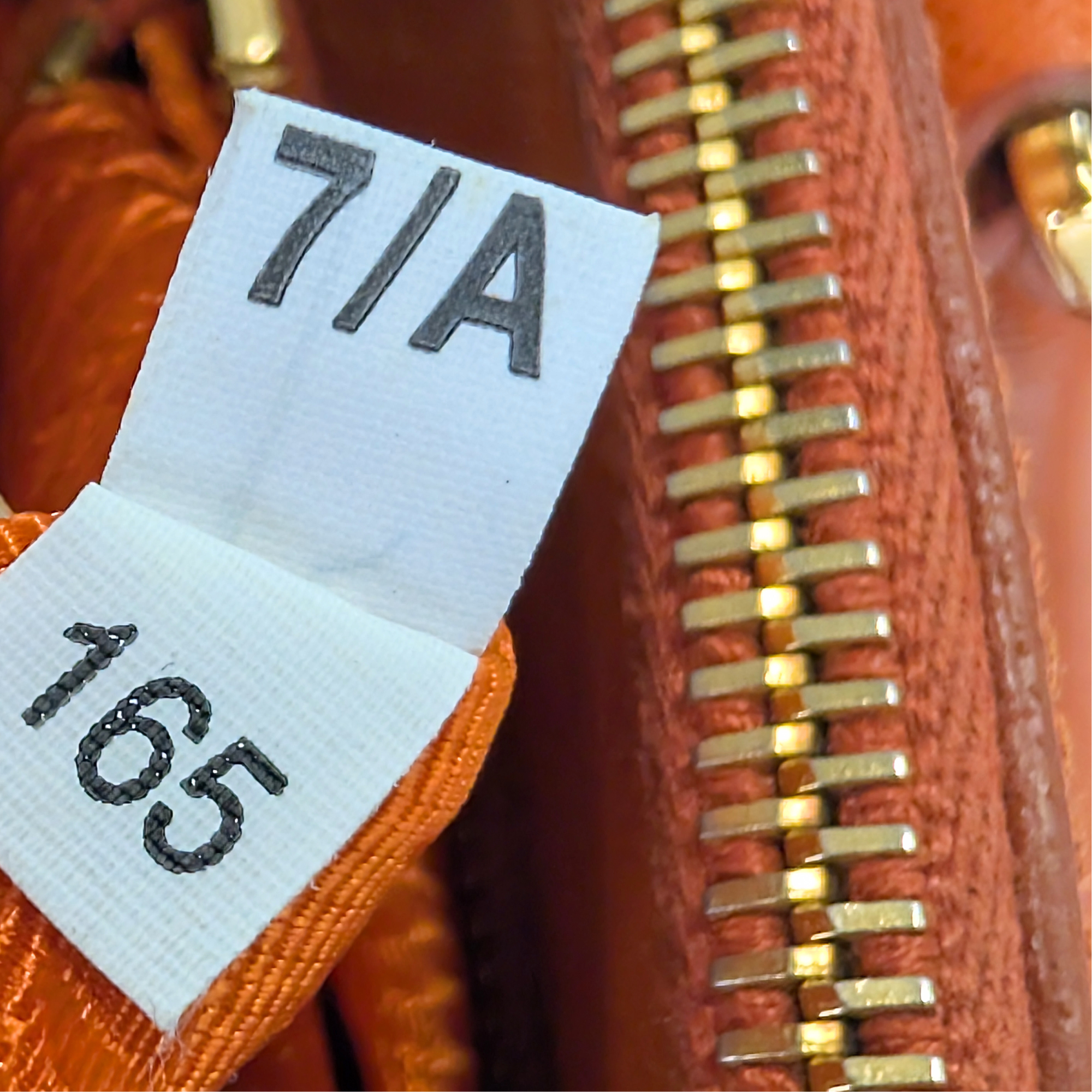 Prada Galleria Handbag Saffiano Leather Orange