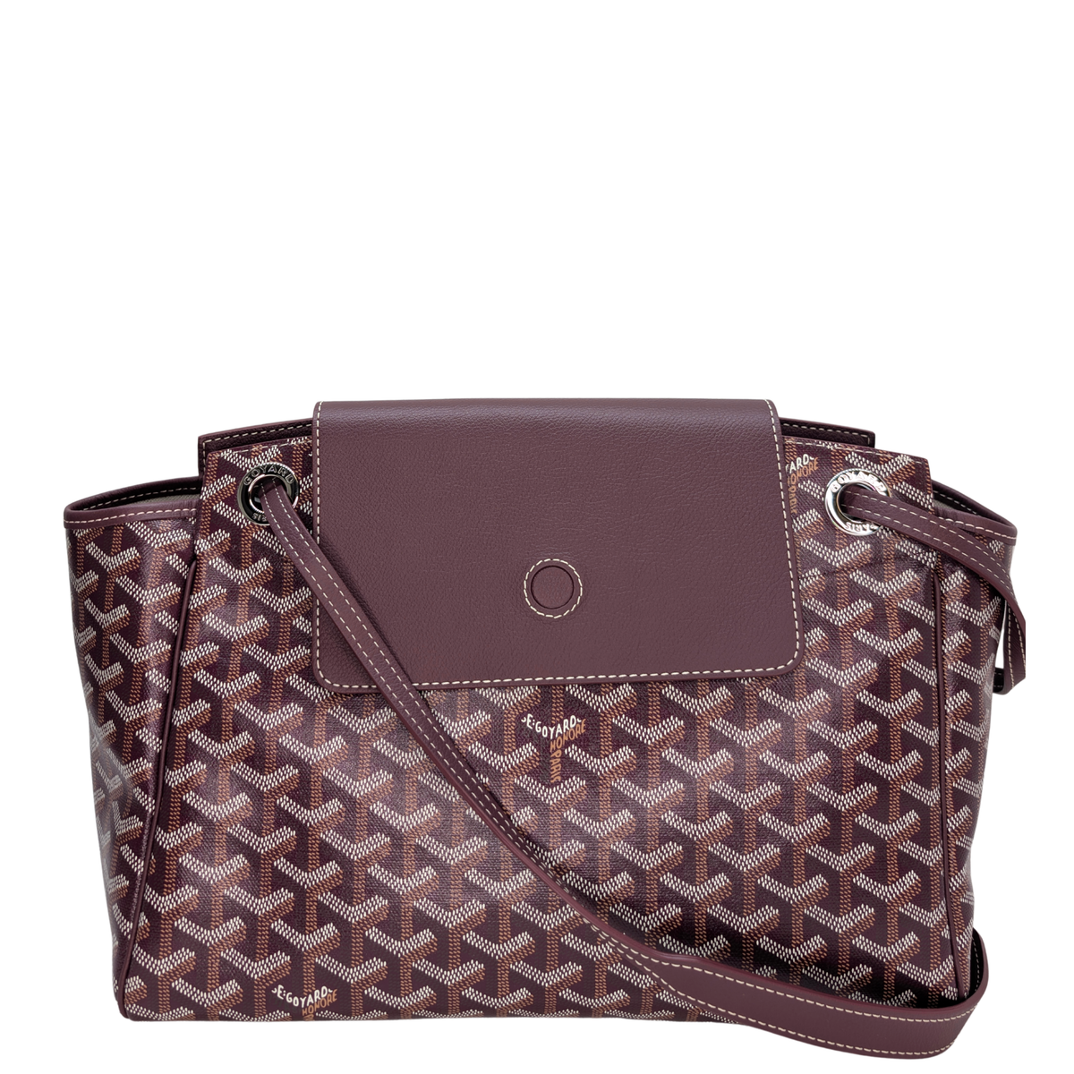 Goyard Goyardine Rouette PM 单肩包 酒红色