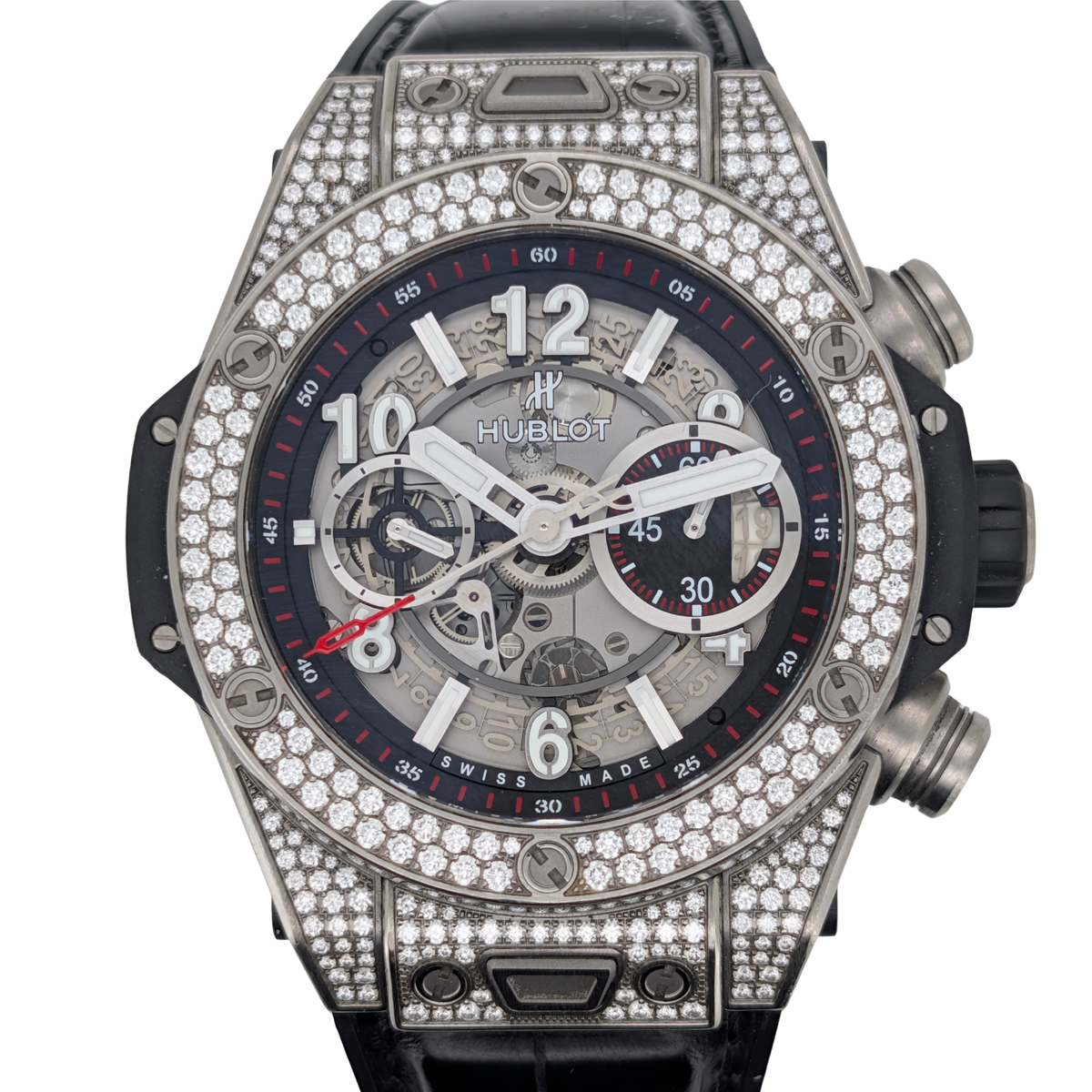 Hublot Big Bang Unico Titanium Pavé 411.NX.1170.RX.1704 Diamond
