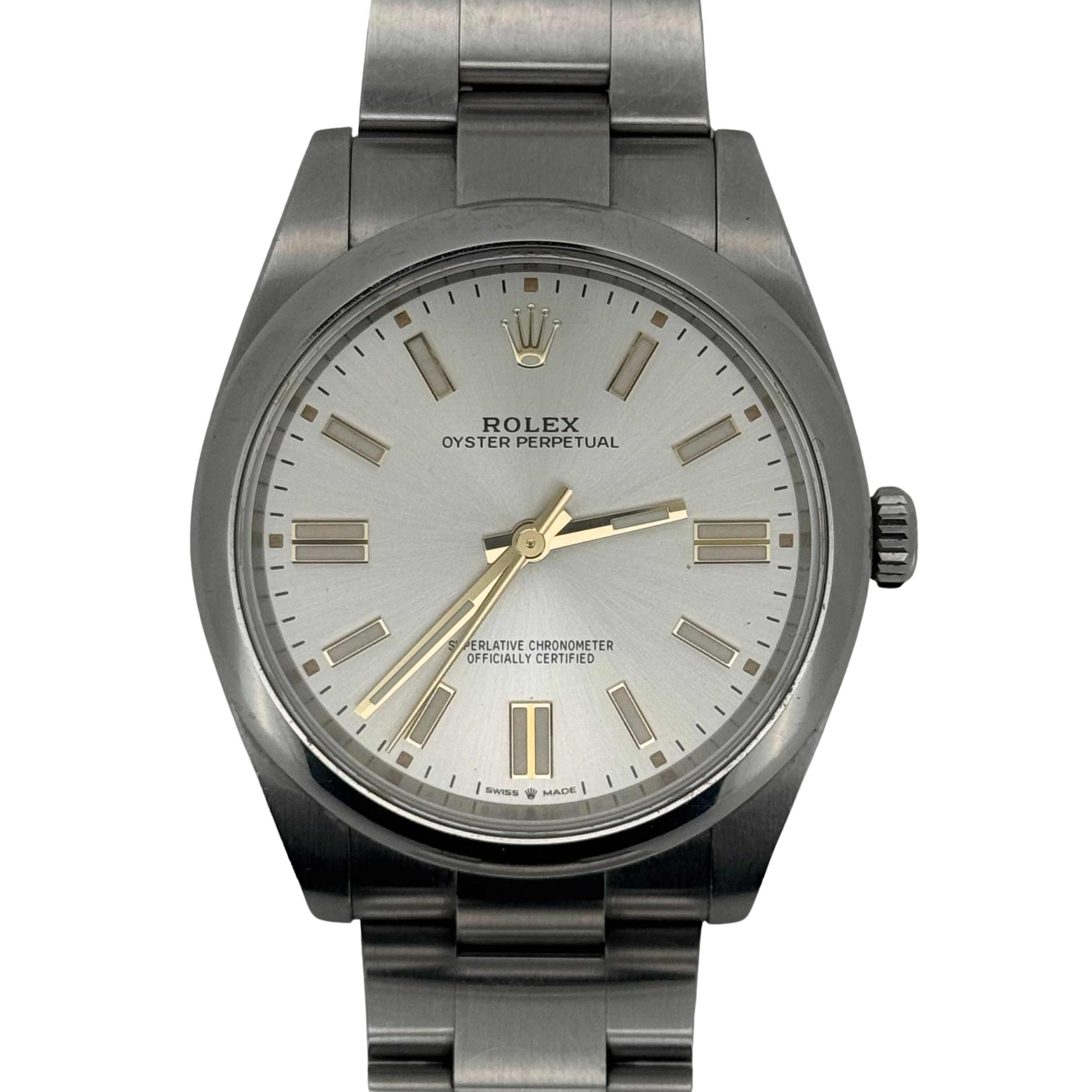 Rolex Oyster Perpetual 124300 41mm Silver Dial Oyster Watch 2020