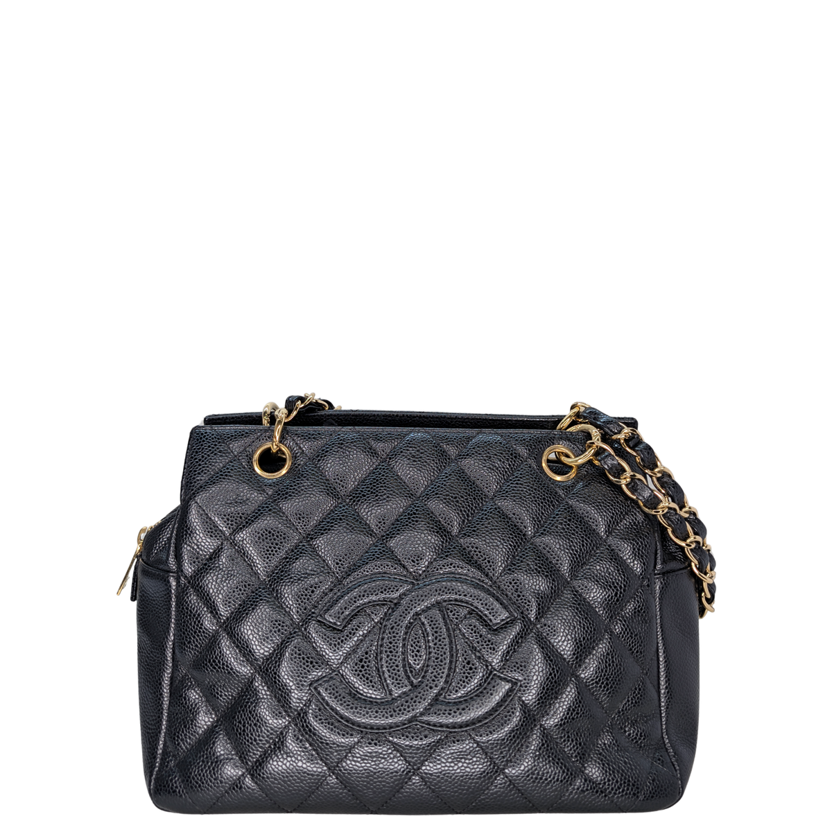 Chanel Shopping Tote Caviar Black