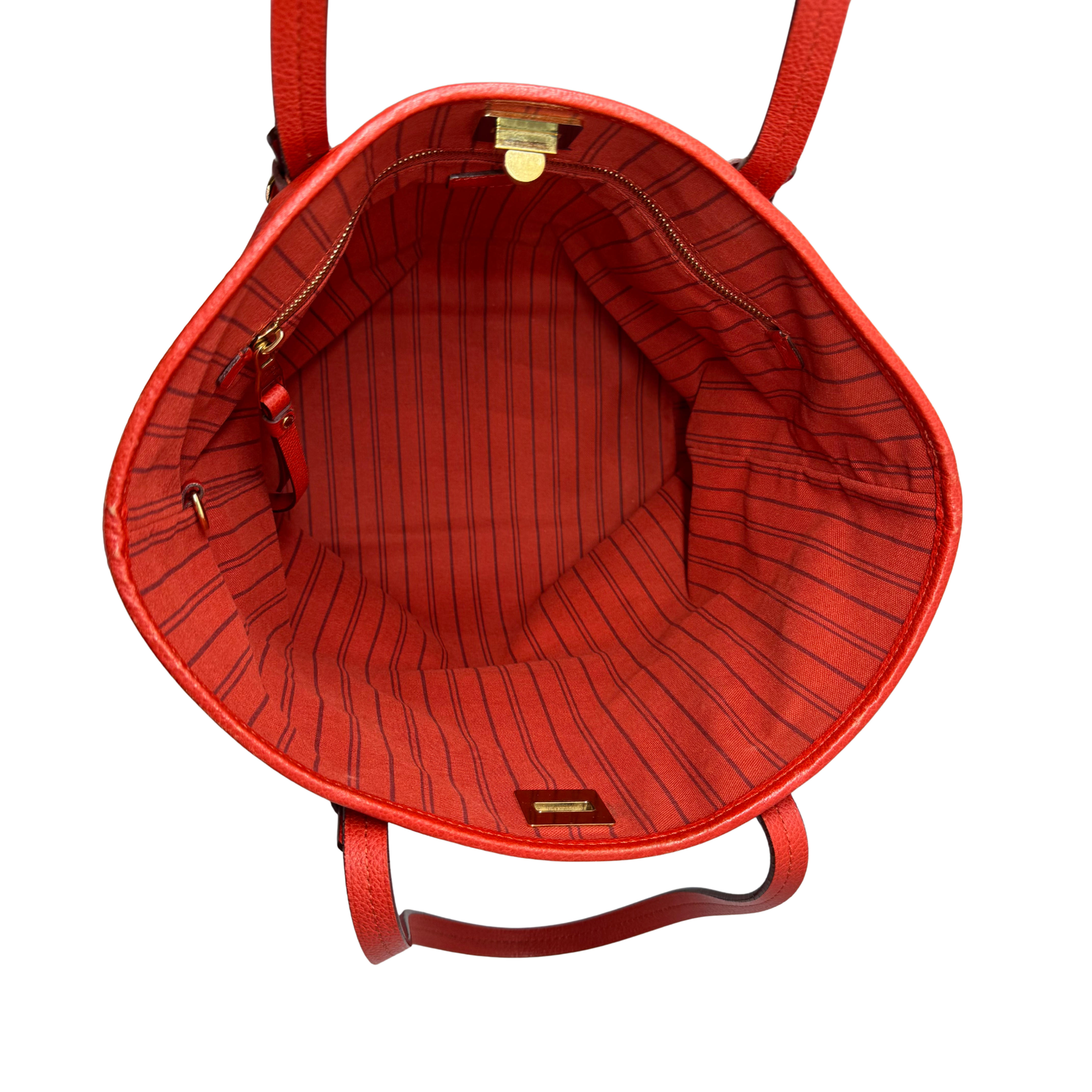 Louis Vuitton Empreinte Citadine Tote Bag Leather Red