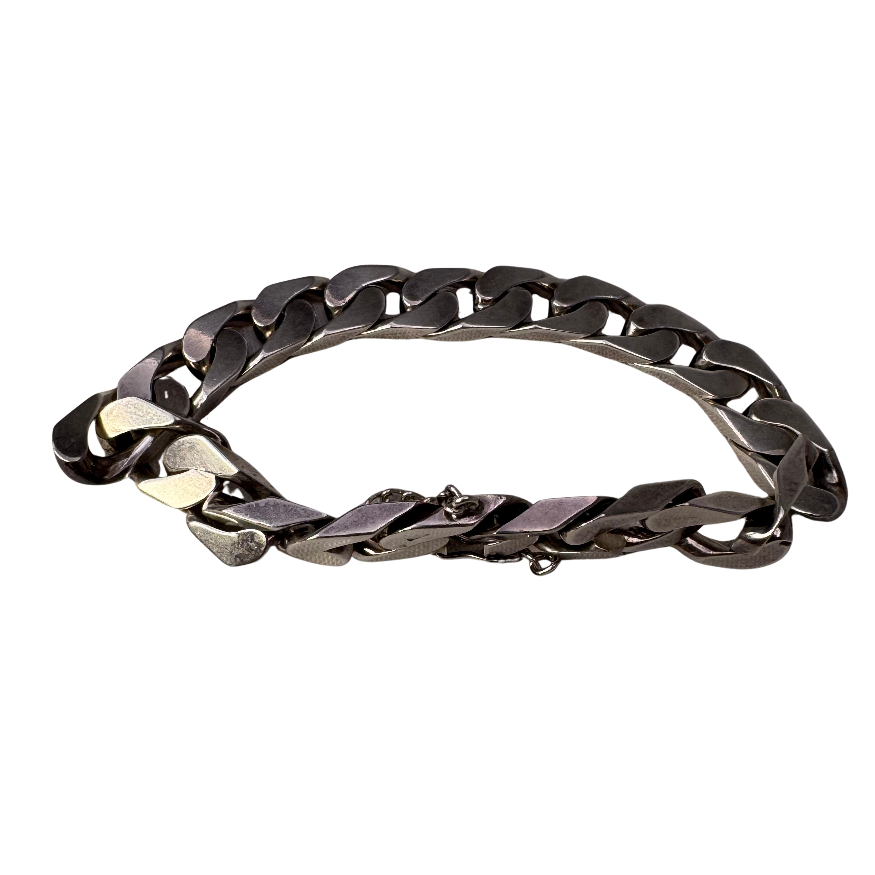 Cuban Chain Silver Men's Bracelet
