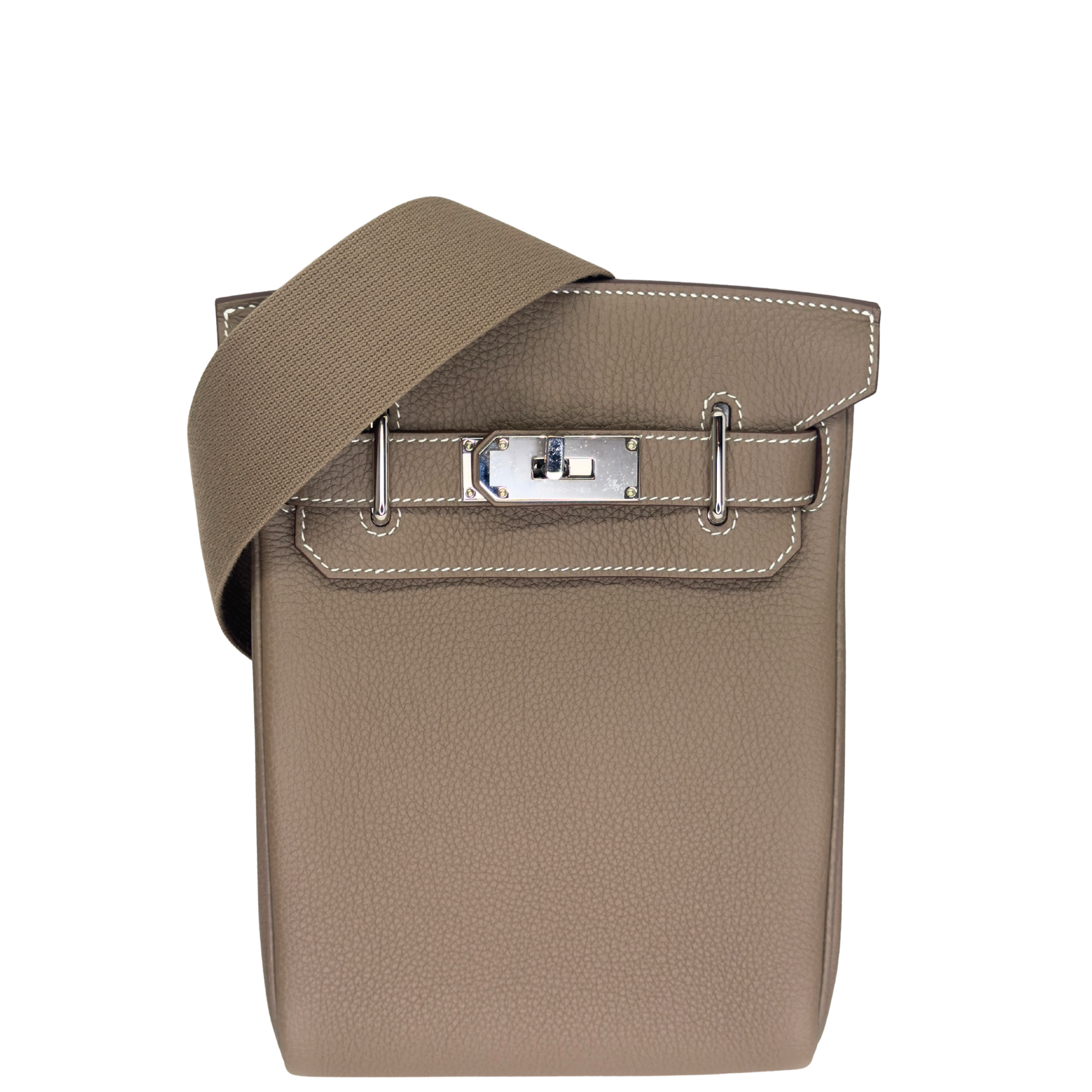 Hermes Hac a Dos PM Backpack Togo Etoupe SHW Stamp K