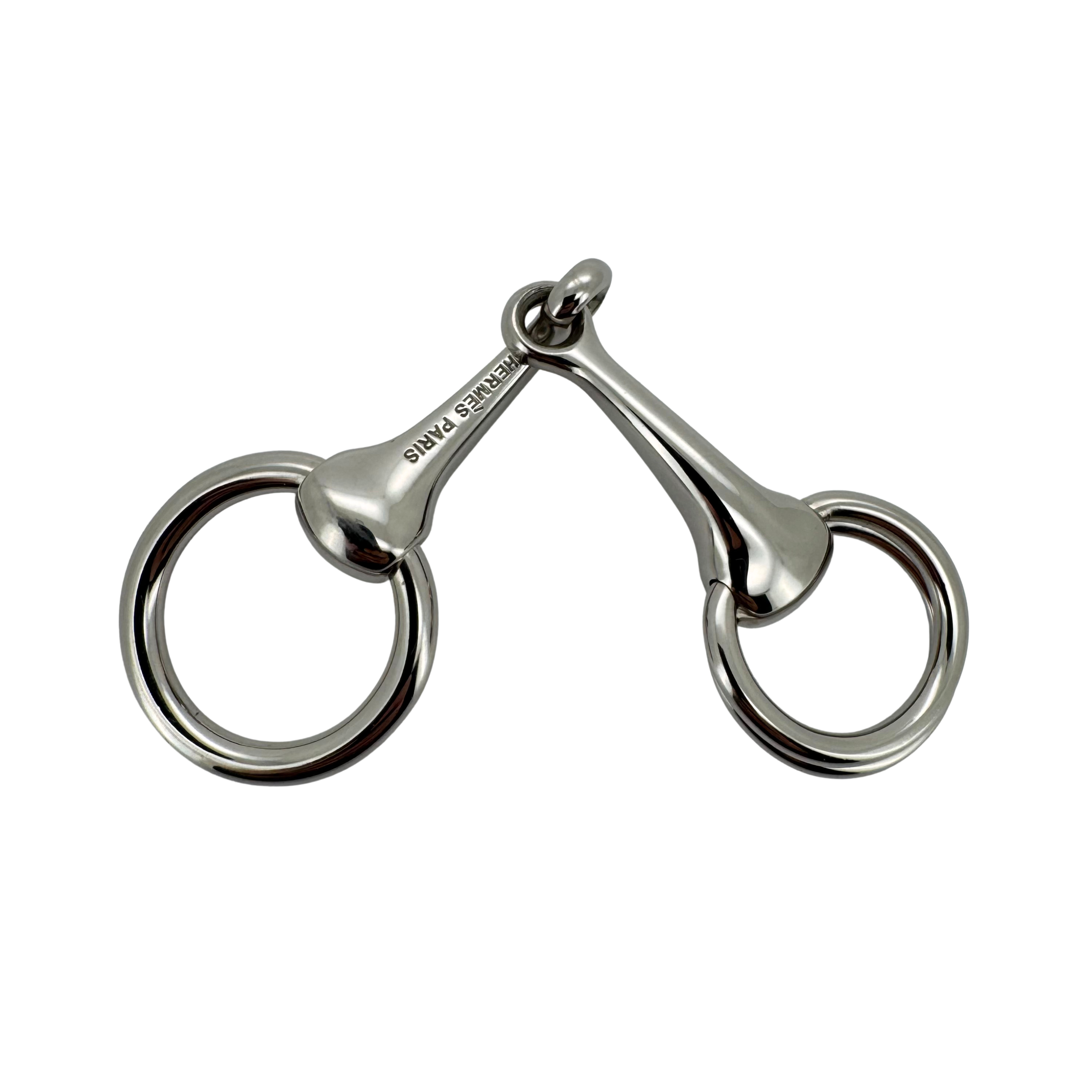 Hermes Mors 90 Scarf Ring Palladium