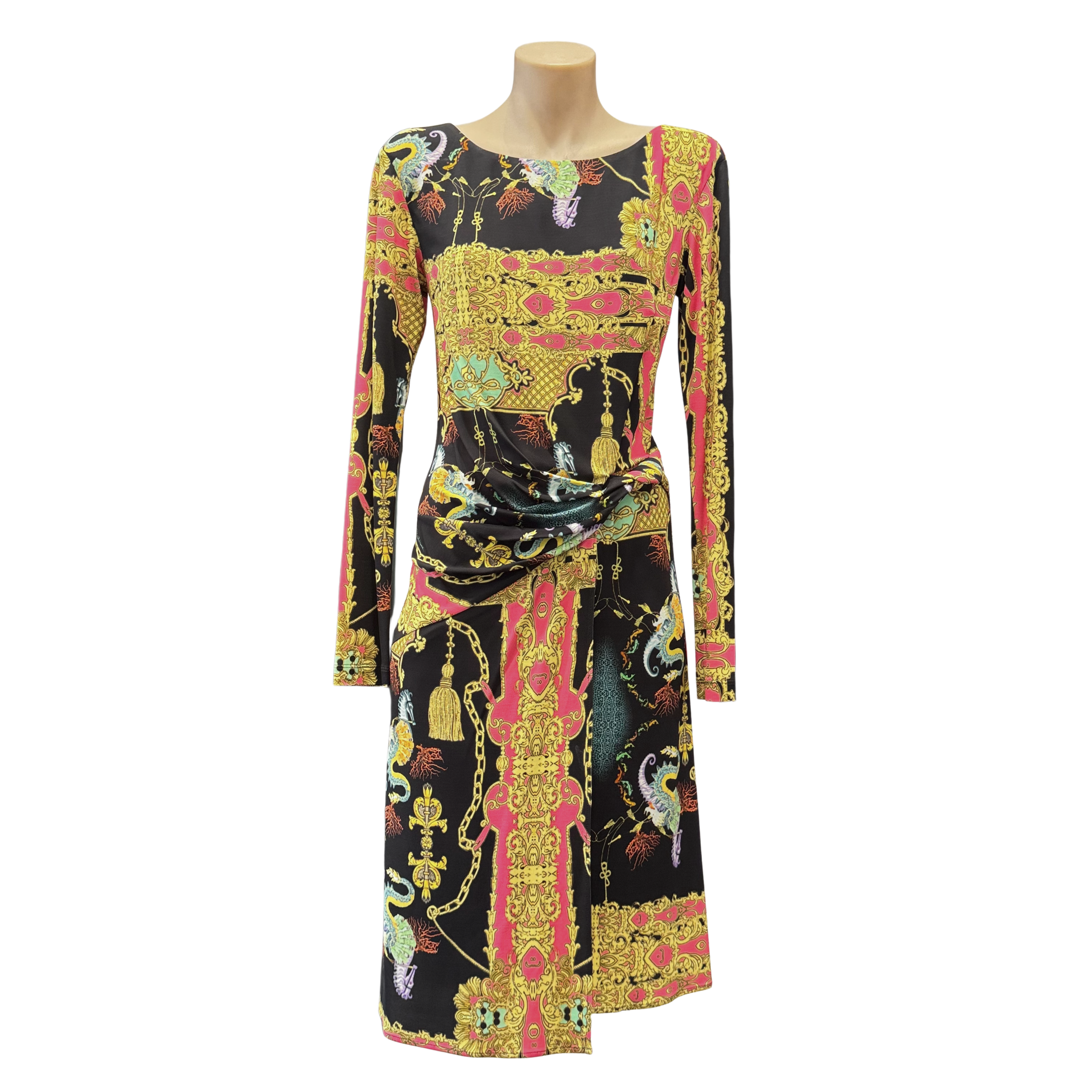 Roberto Cavalli Class Dress 38 Multicolour