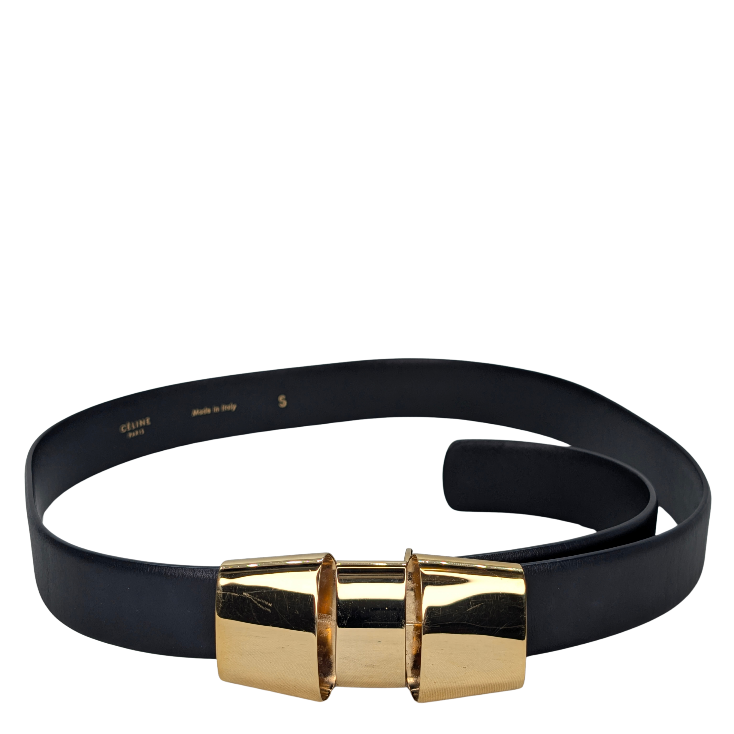 Celine Bow Metal Buckle Belt