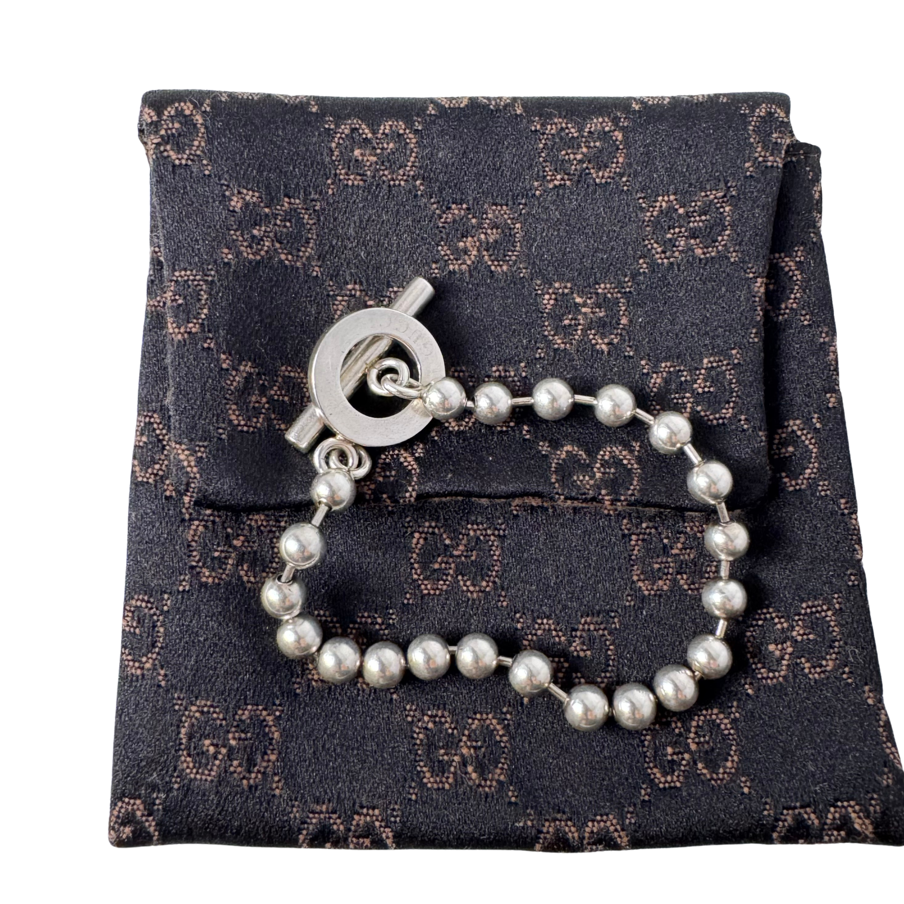 Gucci Ball Silver Bracelet