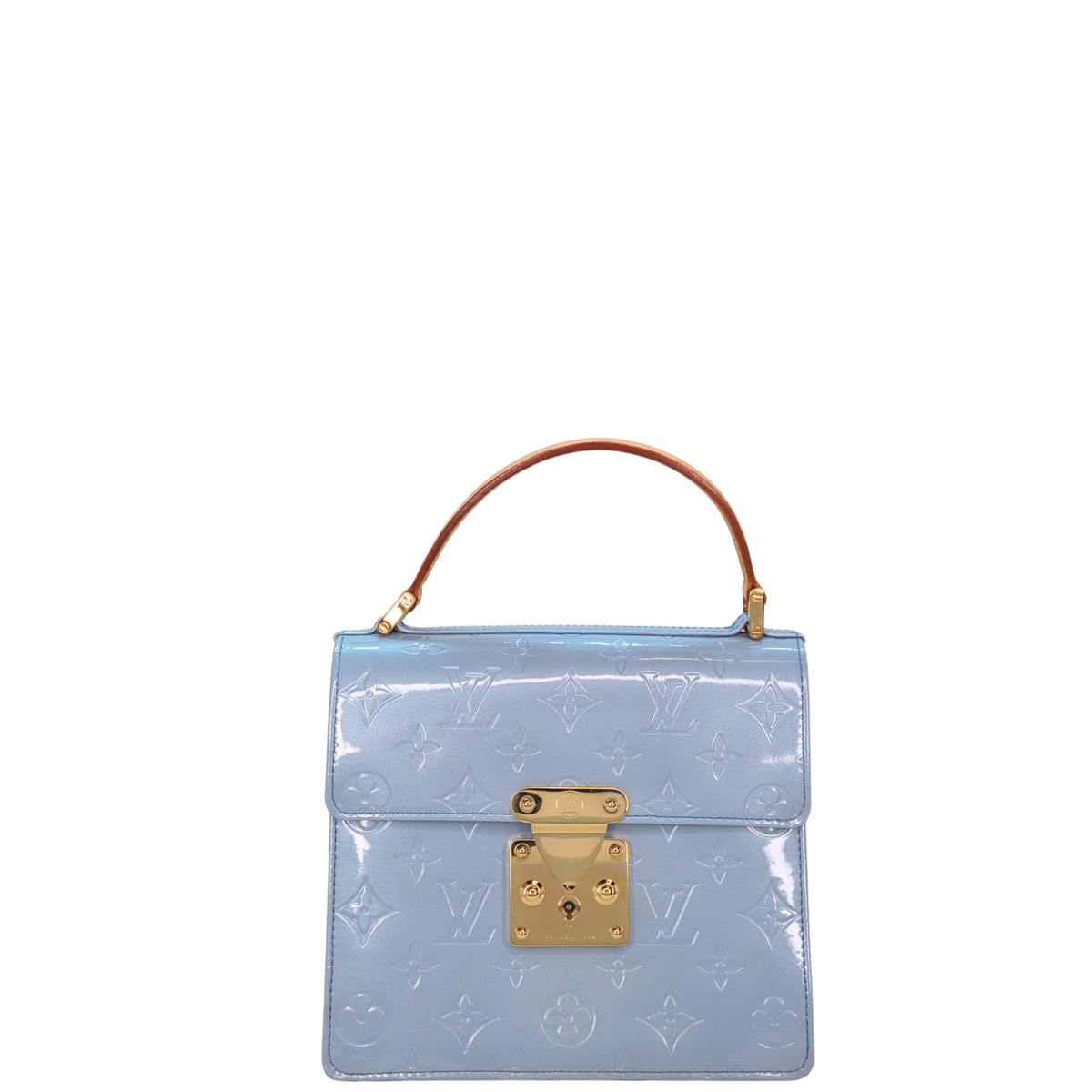 Louis Vuitton Vernis Spring Street Bag Blue