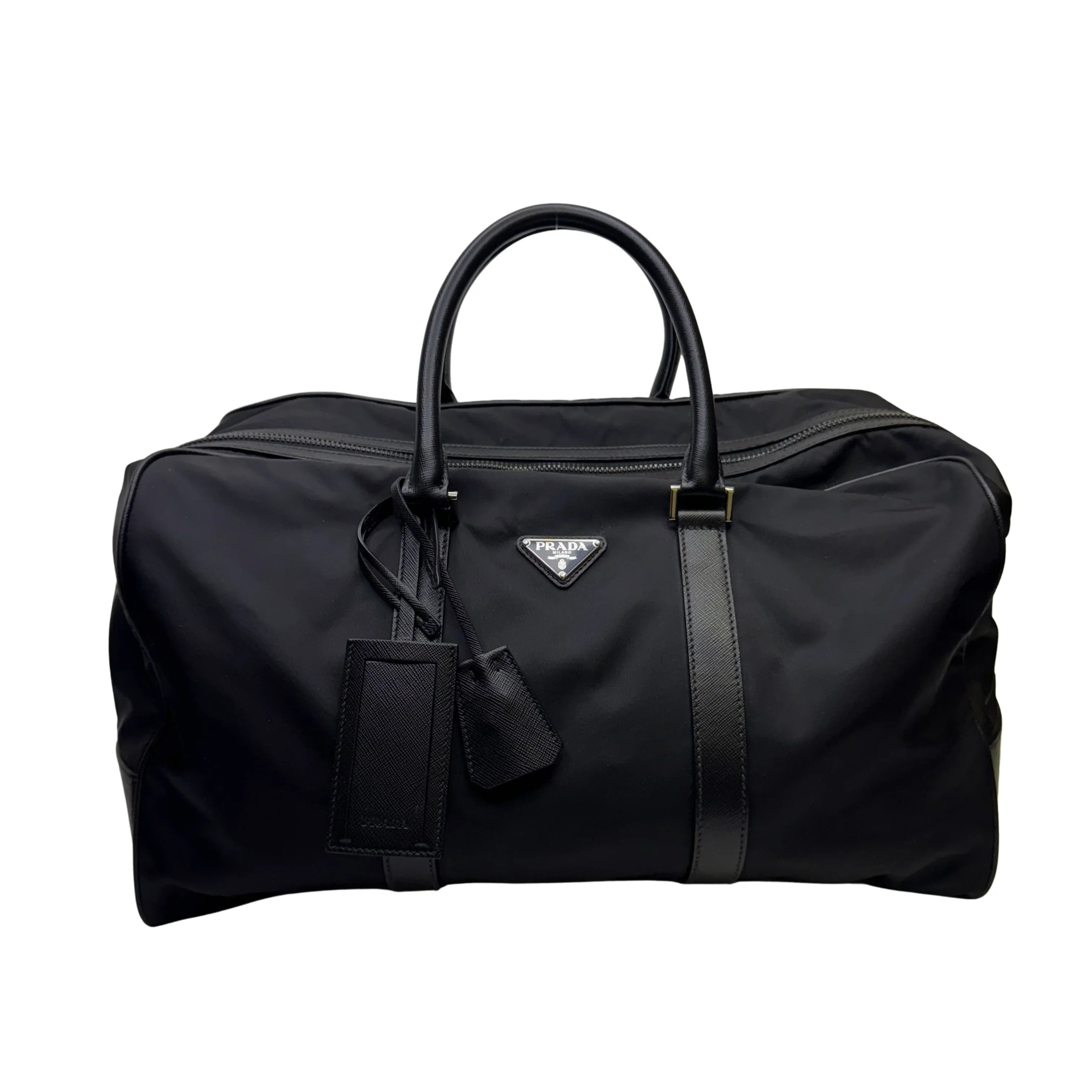 Prada Nylon Viaggio Duffle Bag Black