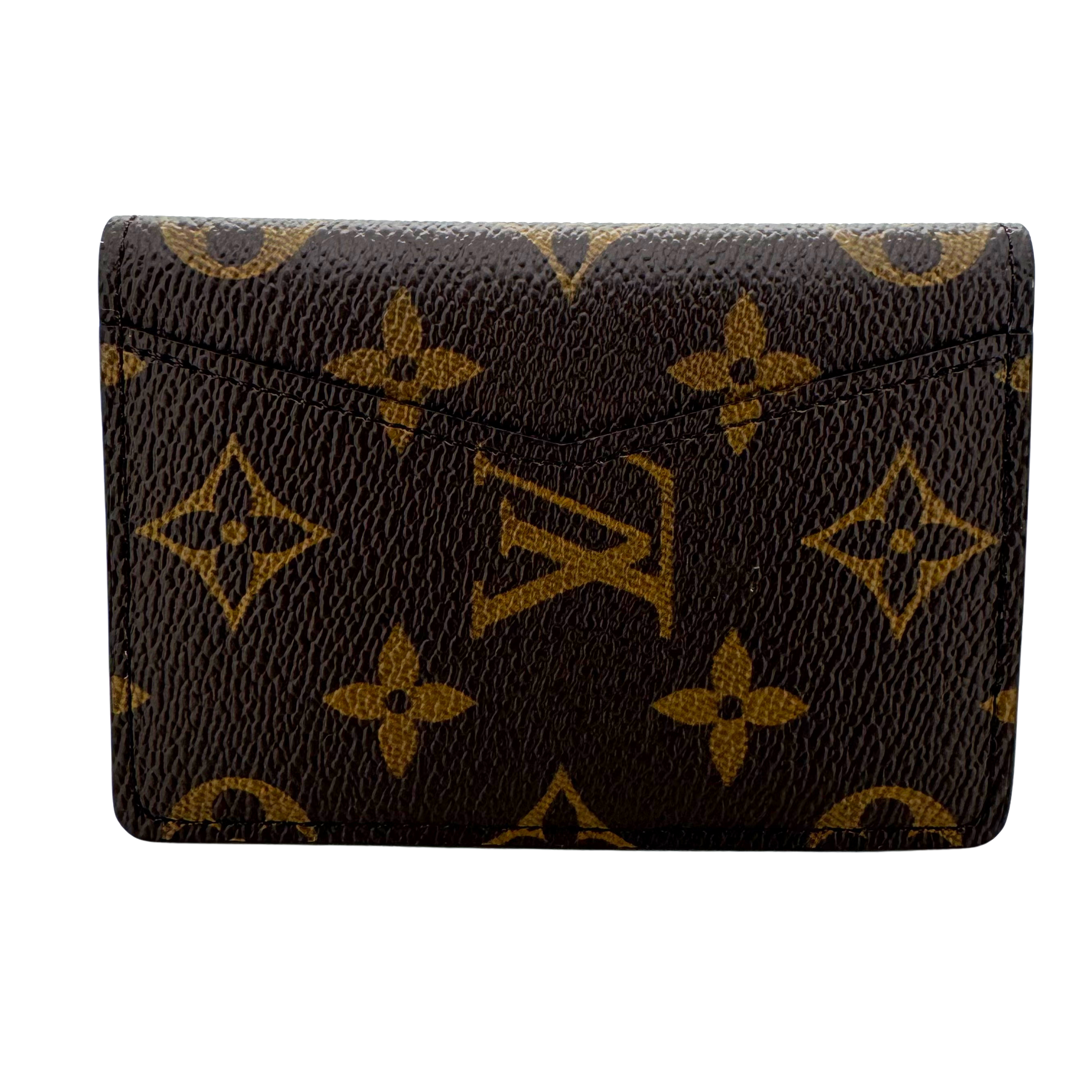 Louis Vuitton Pocket Organiser Card Holder Wallet Monogram