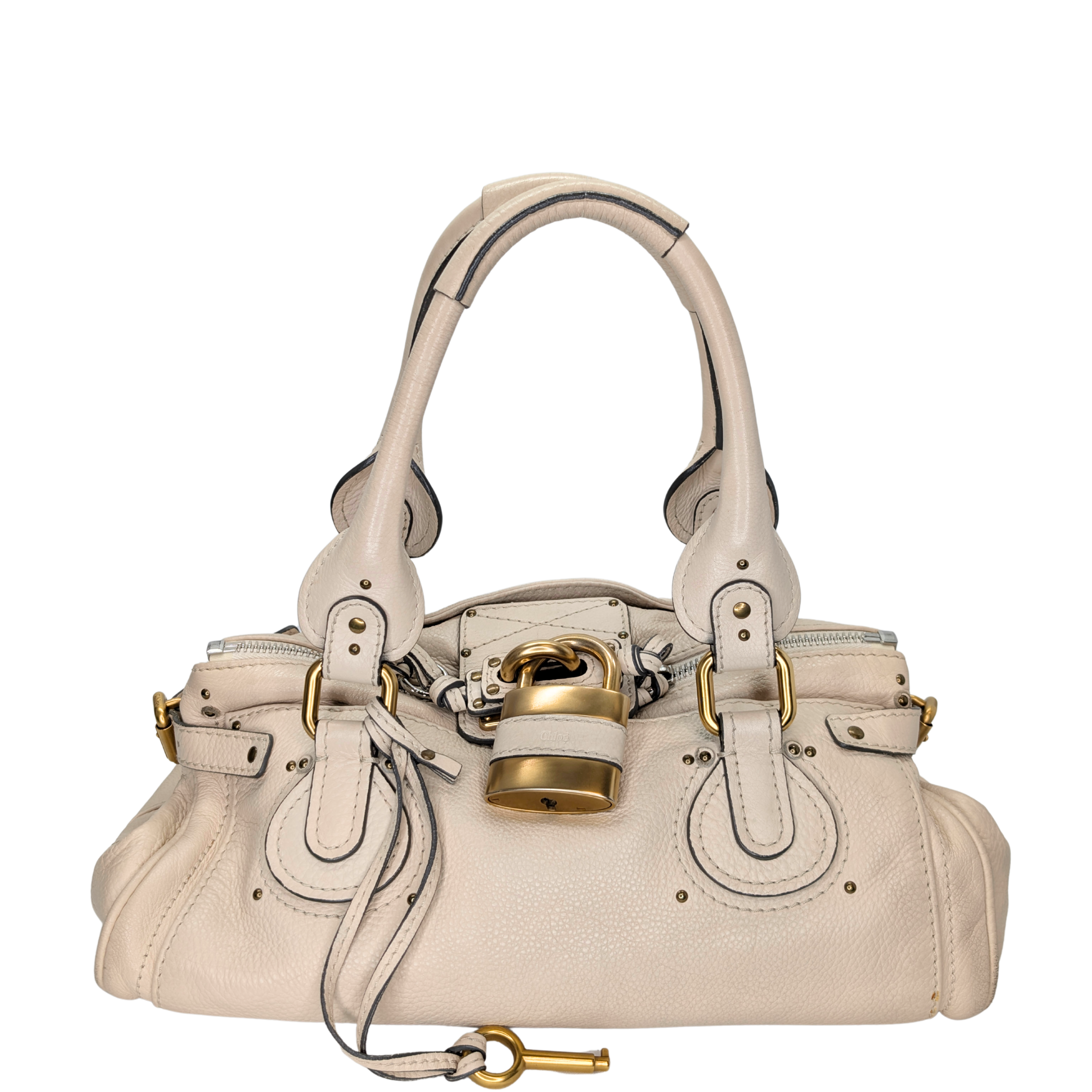 Chloé Paddington Bag Leather Off-white