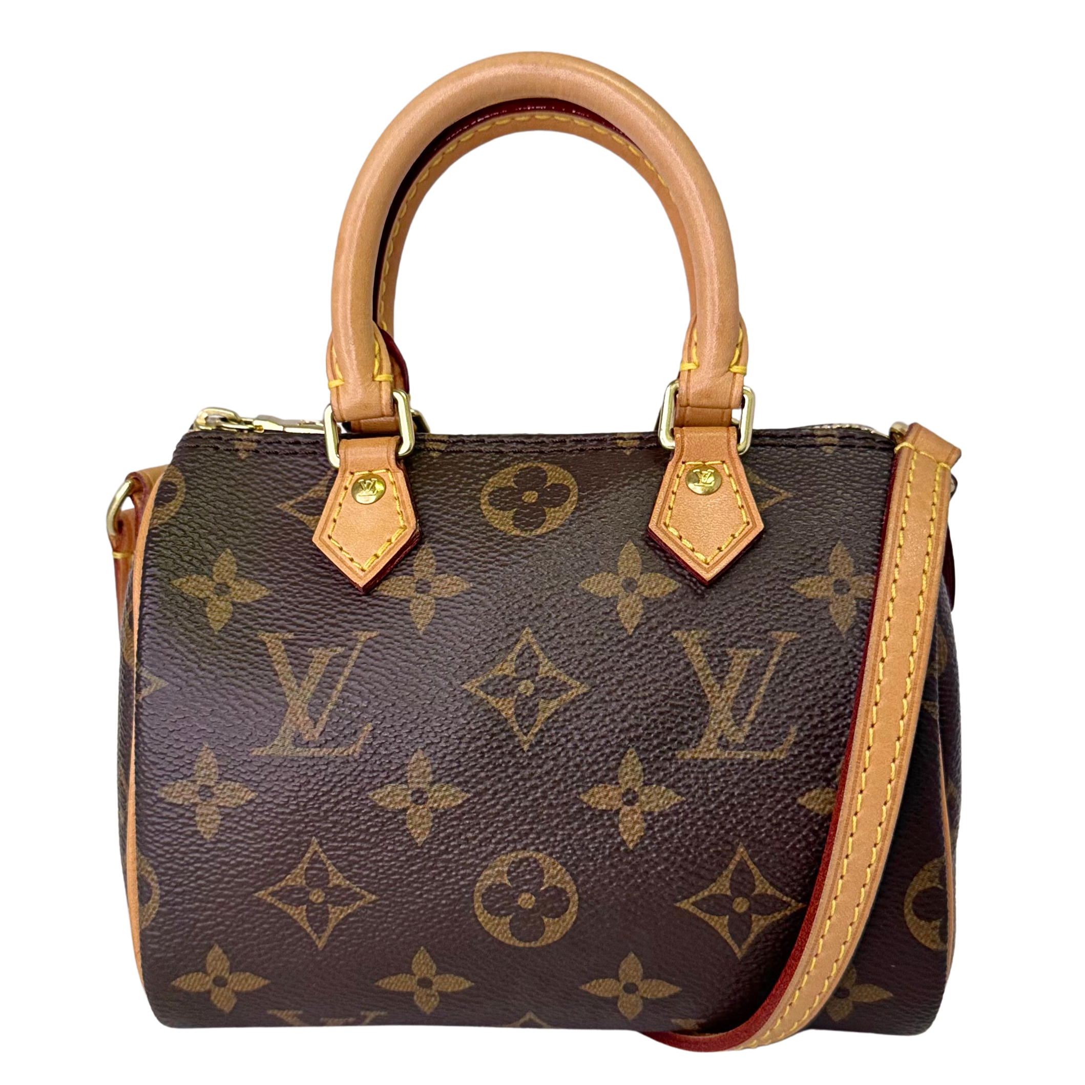 Louis Vuitton Nano Speedy Handbag Monogram Canvas