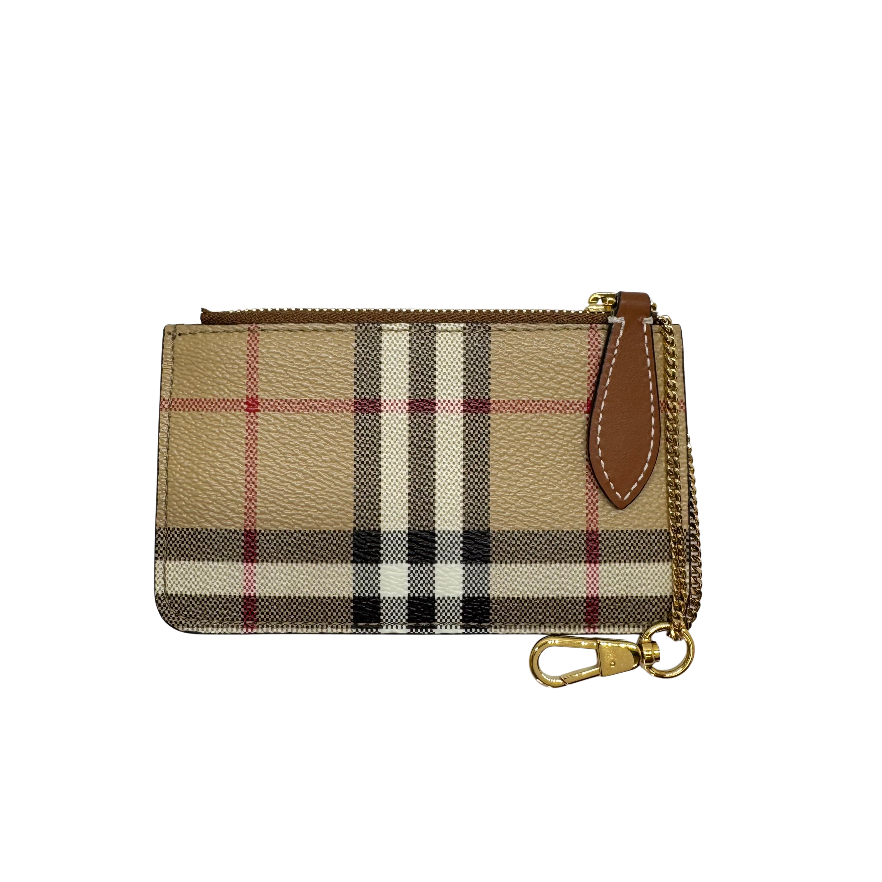 Burberry Check Strap Coin Case