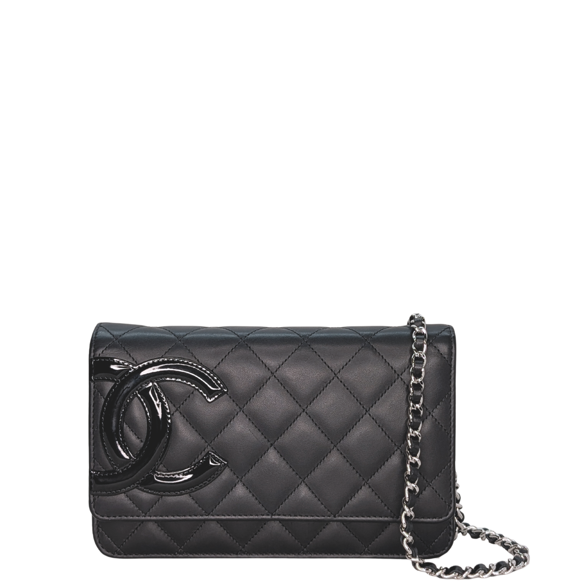 Chanel Cambon Wallet On Chain Black