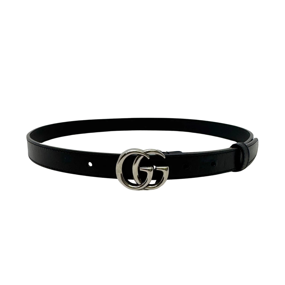 Gucci GG Marmont Thin Belt Black 90 - Lost Designer