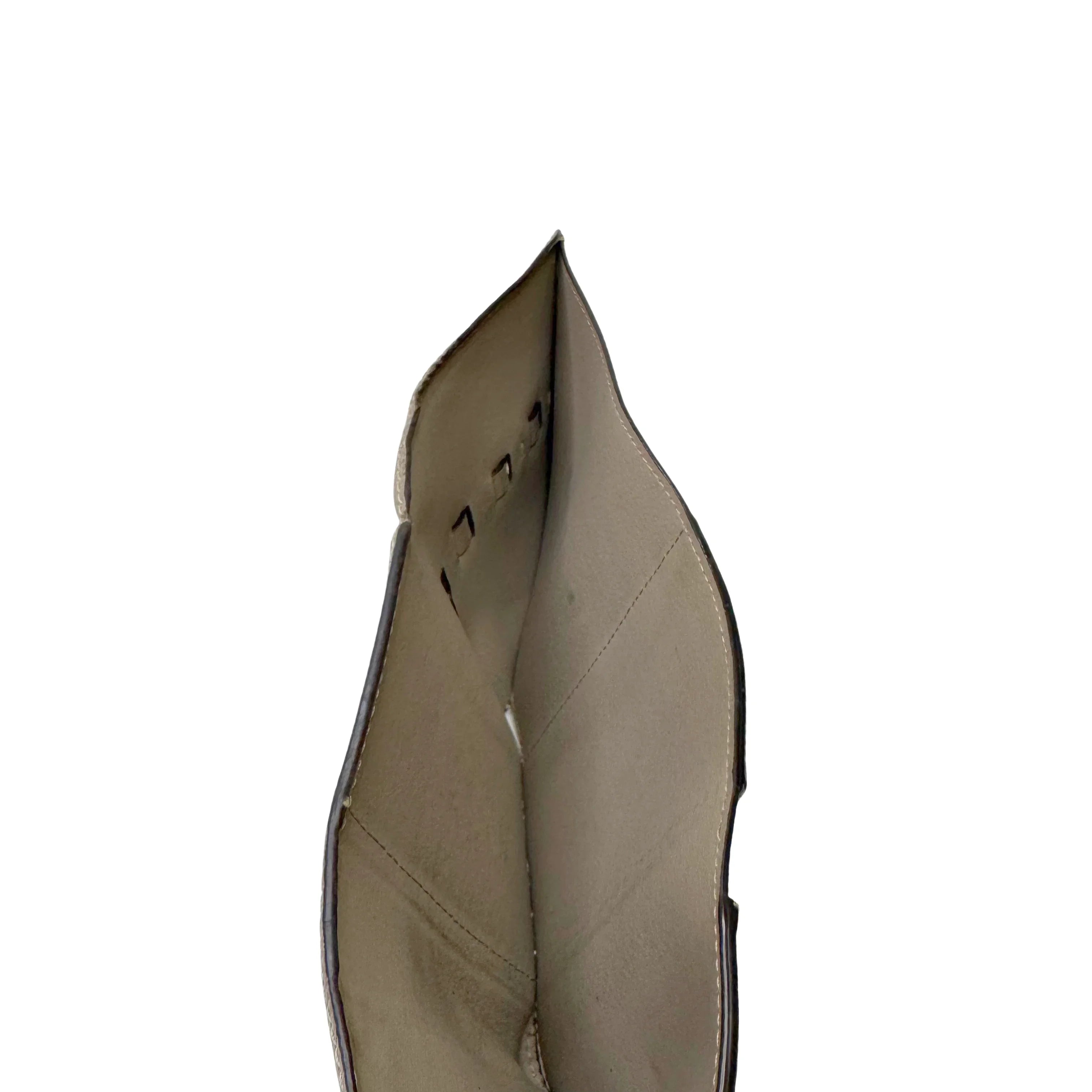 Chloe Calfskin Small Darryl Trifold Wallet Motty Grey