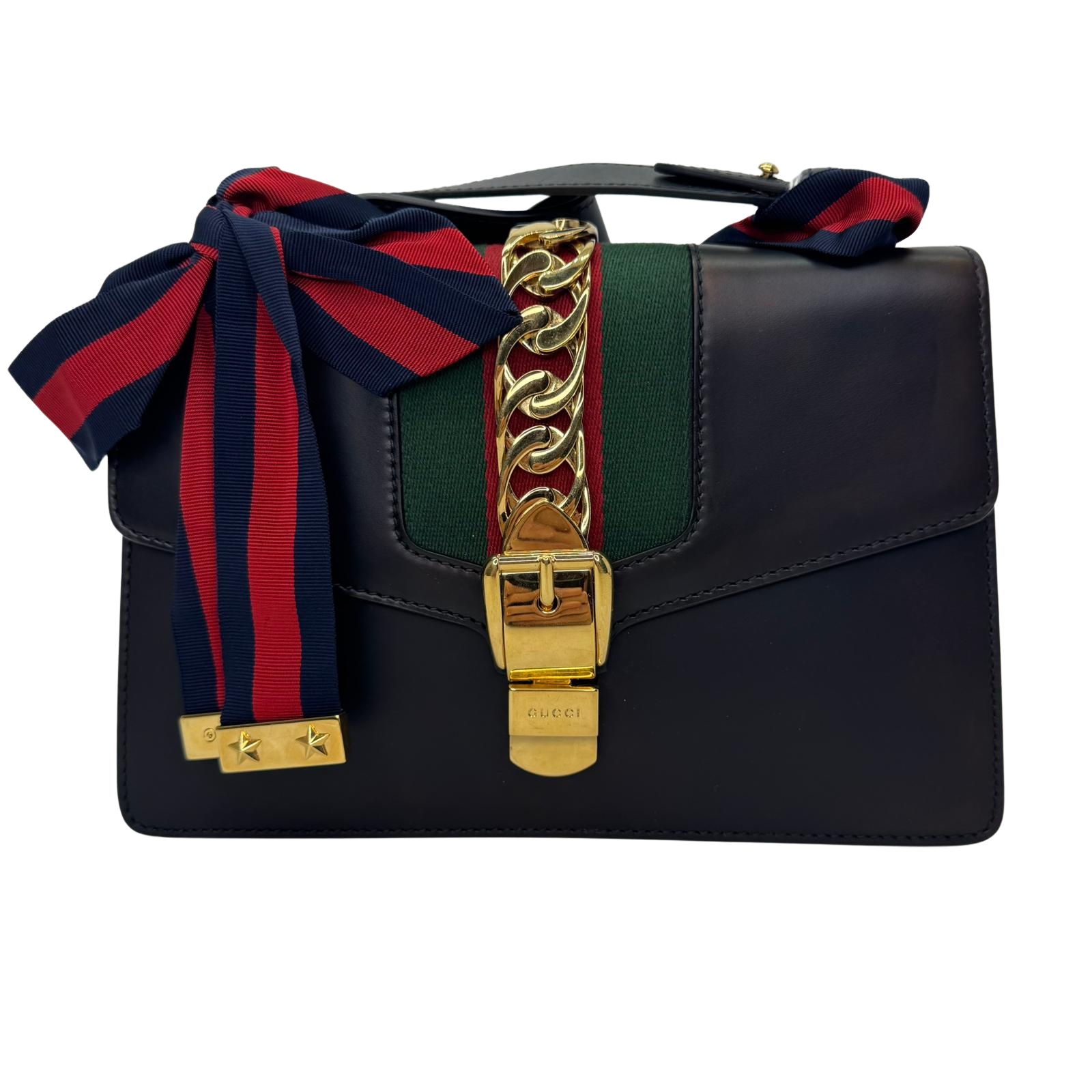 Gucci Small Sylvie Leather Black